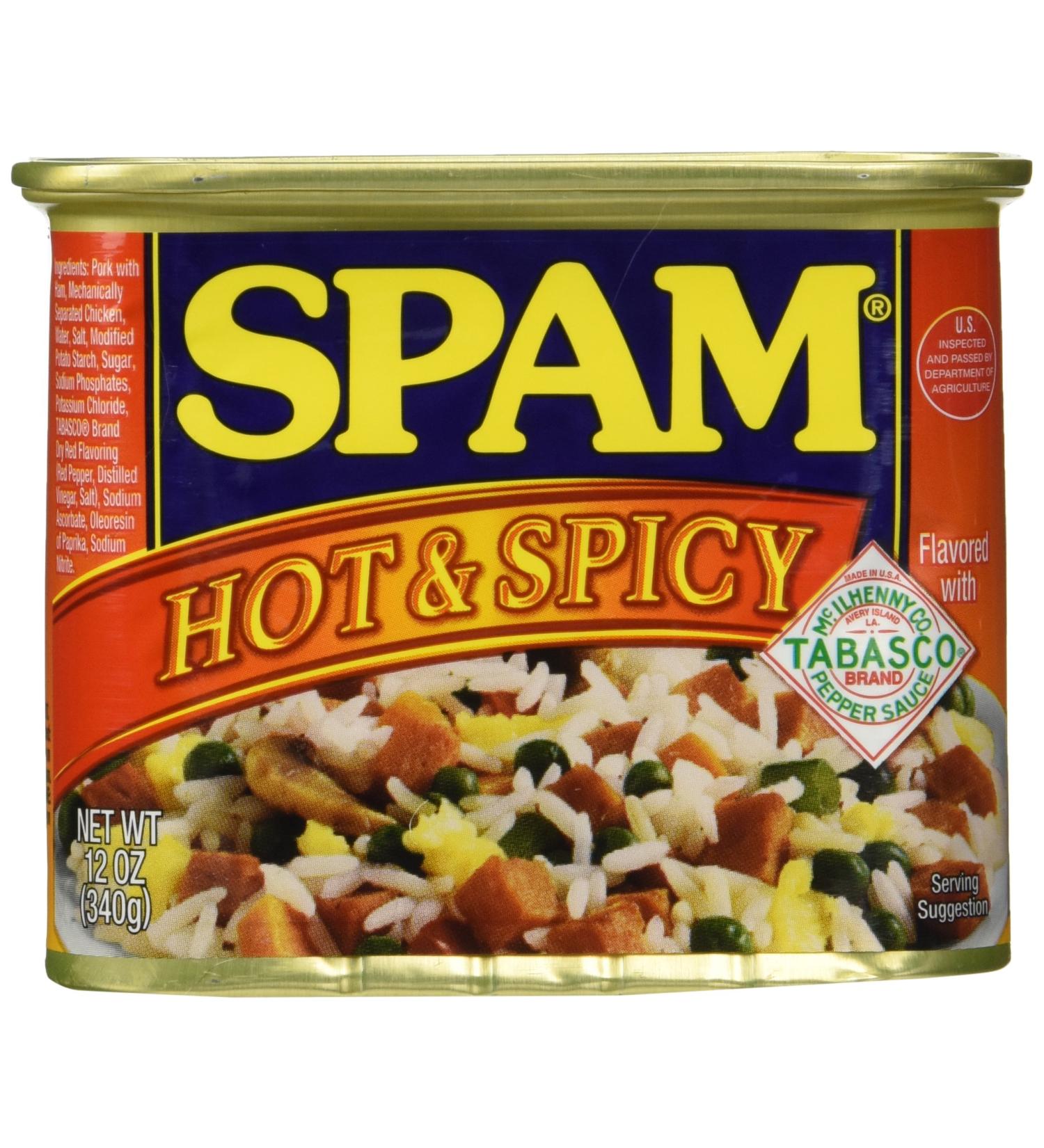Hot & Spicy SPAM 12 oz (3 pack) - Delicious and Savory Meat Product - Buy Online on GoSupps.com