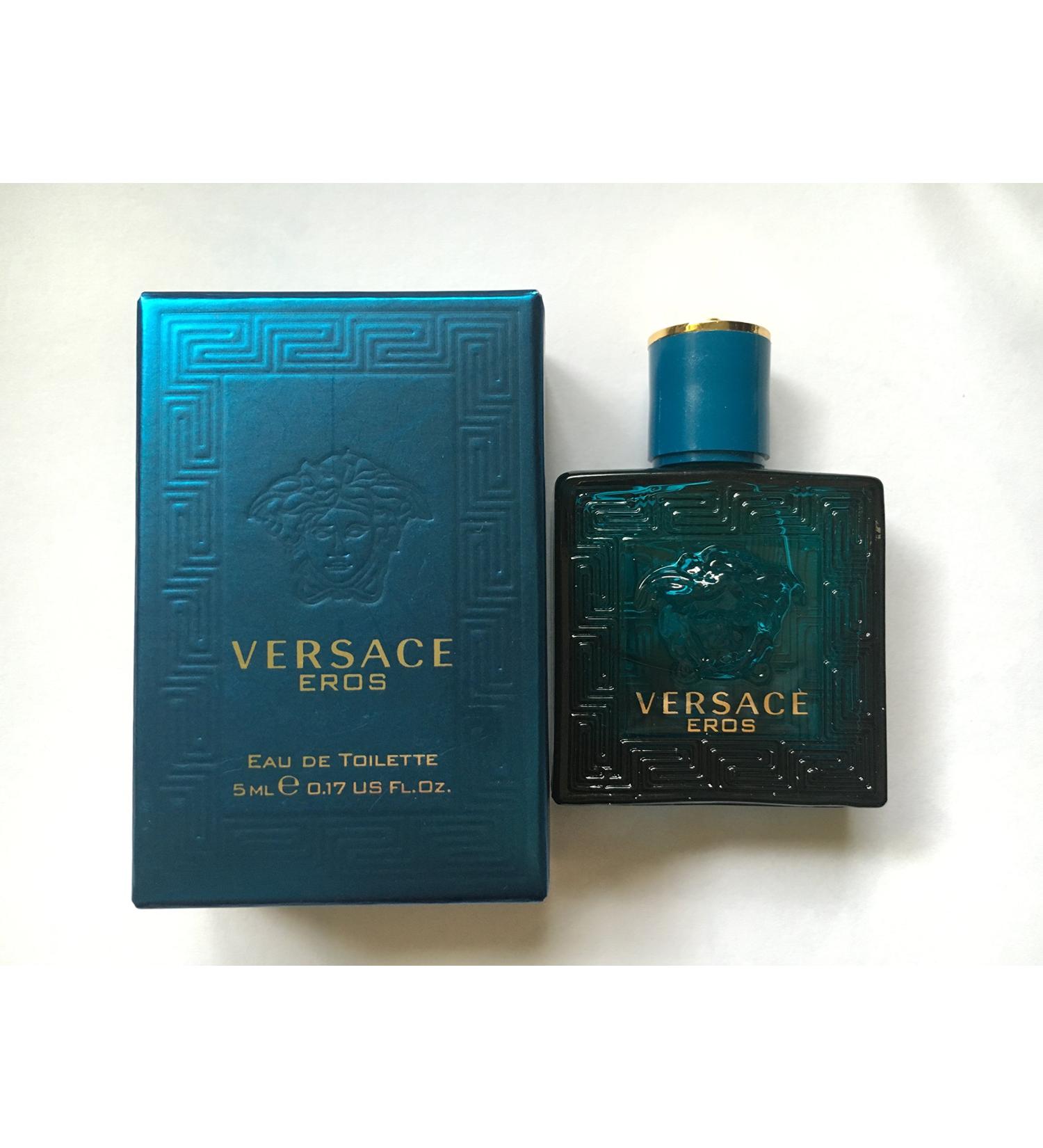 Versace Eros by versace 0.17 oz (5 ml) EDT Splash Men Mini NEW IN BOX