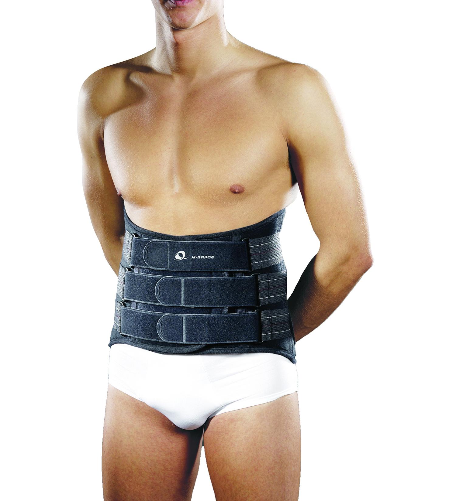Lumblock Back Brace Lumbar Support Back Abdominal Support Binder Back Pain Relief Back Brace Back Support Grey Medium