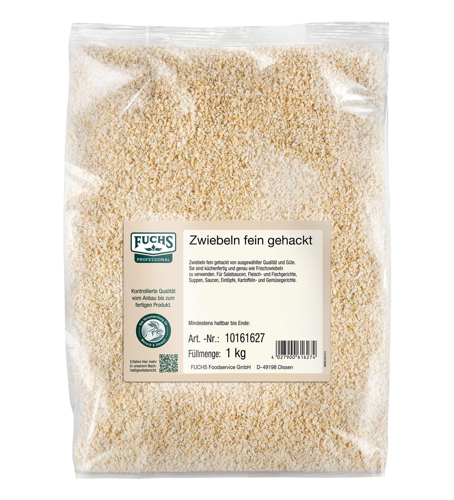 Fuchs white onions finely chopped (1 x 1 kg)