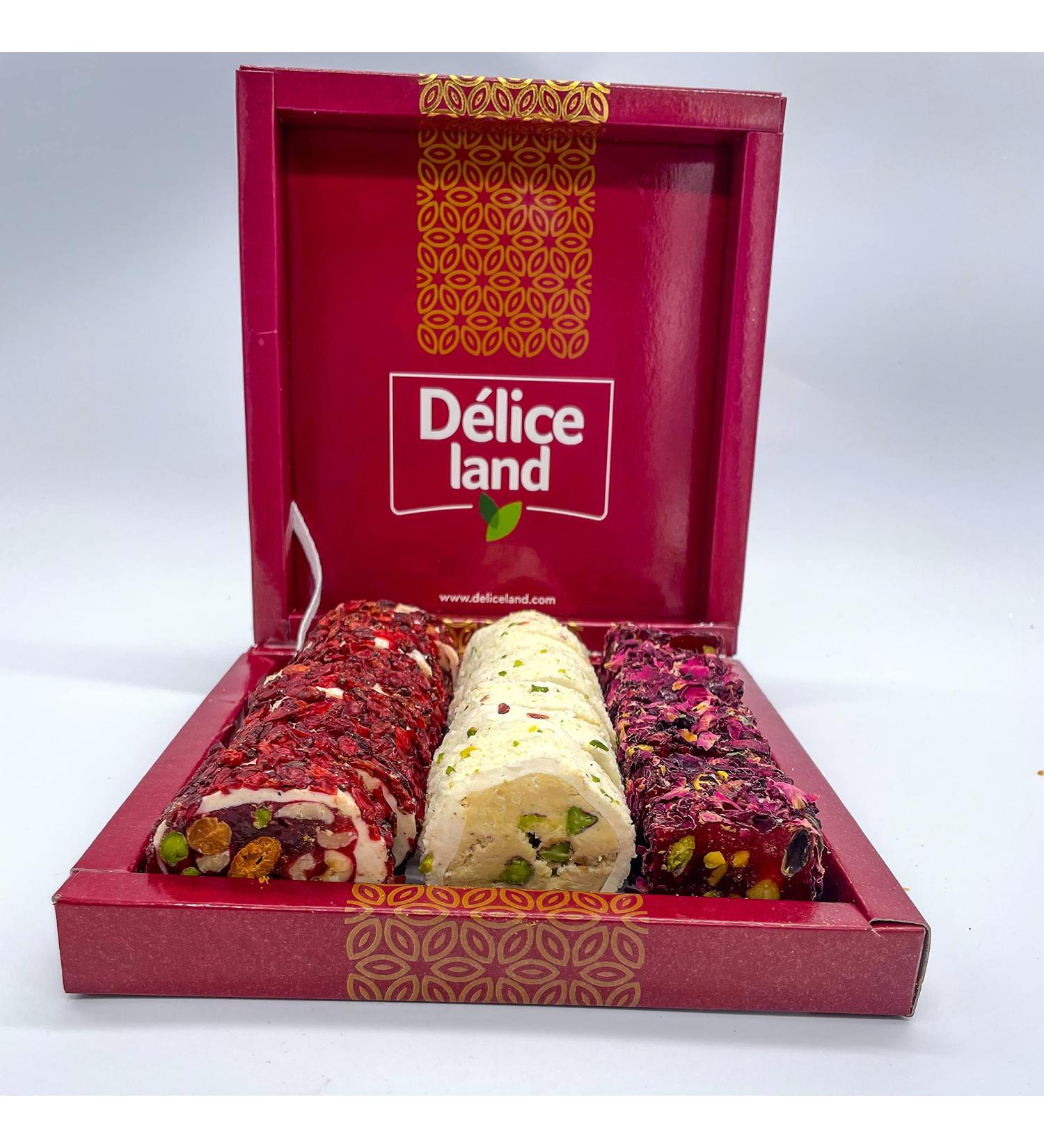 Premium Loukoum Loukoum Mixed Amsterdam Turkish delight Istanbul loukum mixed lukum gift box authentic Turkish pastry mix different varieties (700) - Buy Online on GoSupps.com