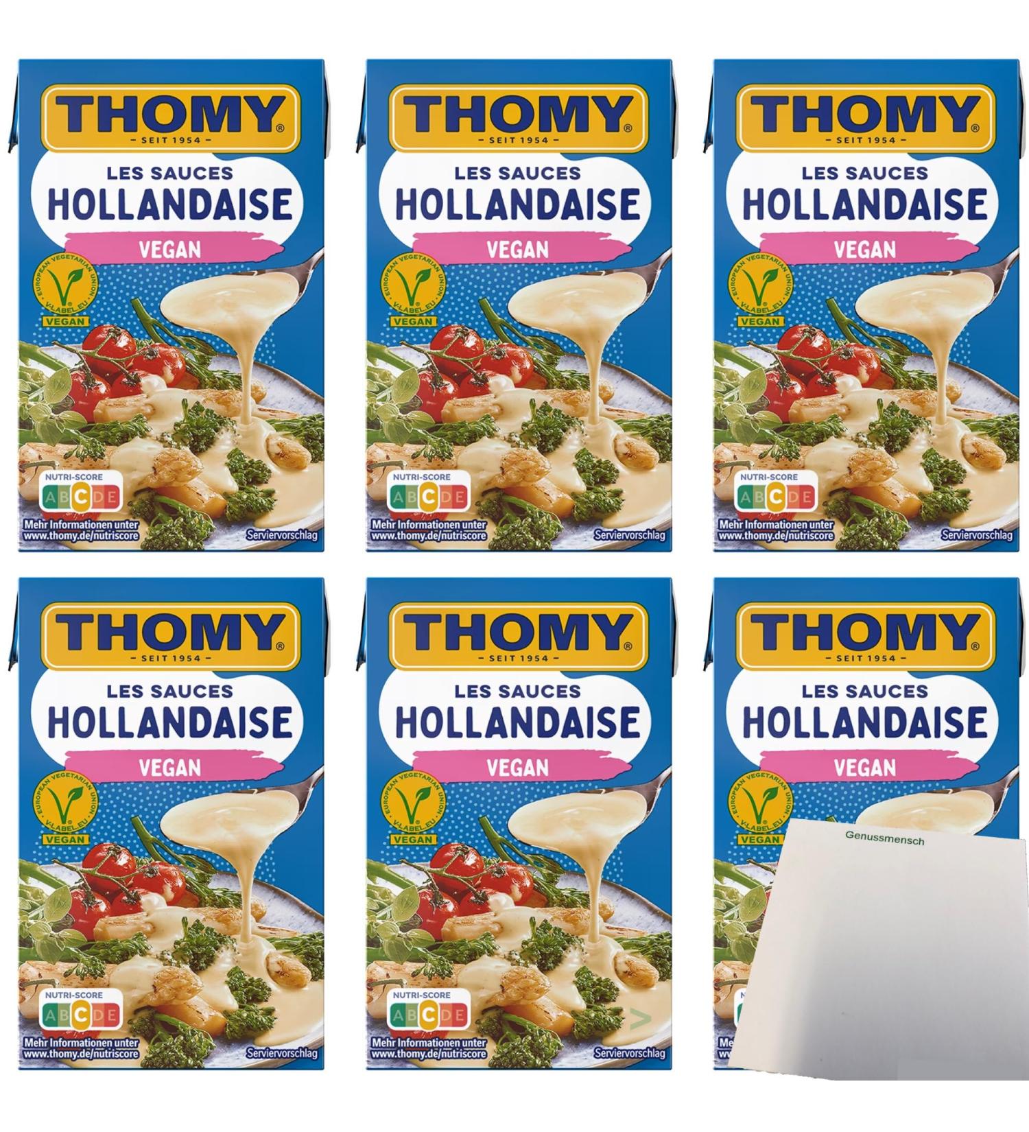 Thomy Les Sauce Hollandaise Vegan 6-Pack (6x250ml) - Buy Online for Worldwide Shipping - Buy Online on GoSupps.com