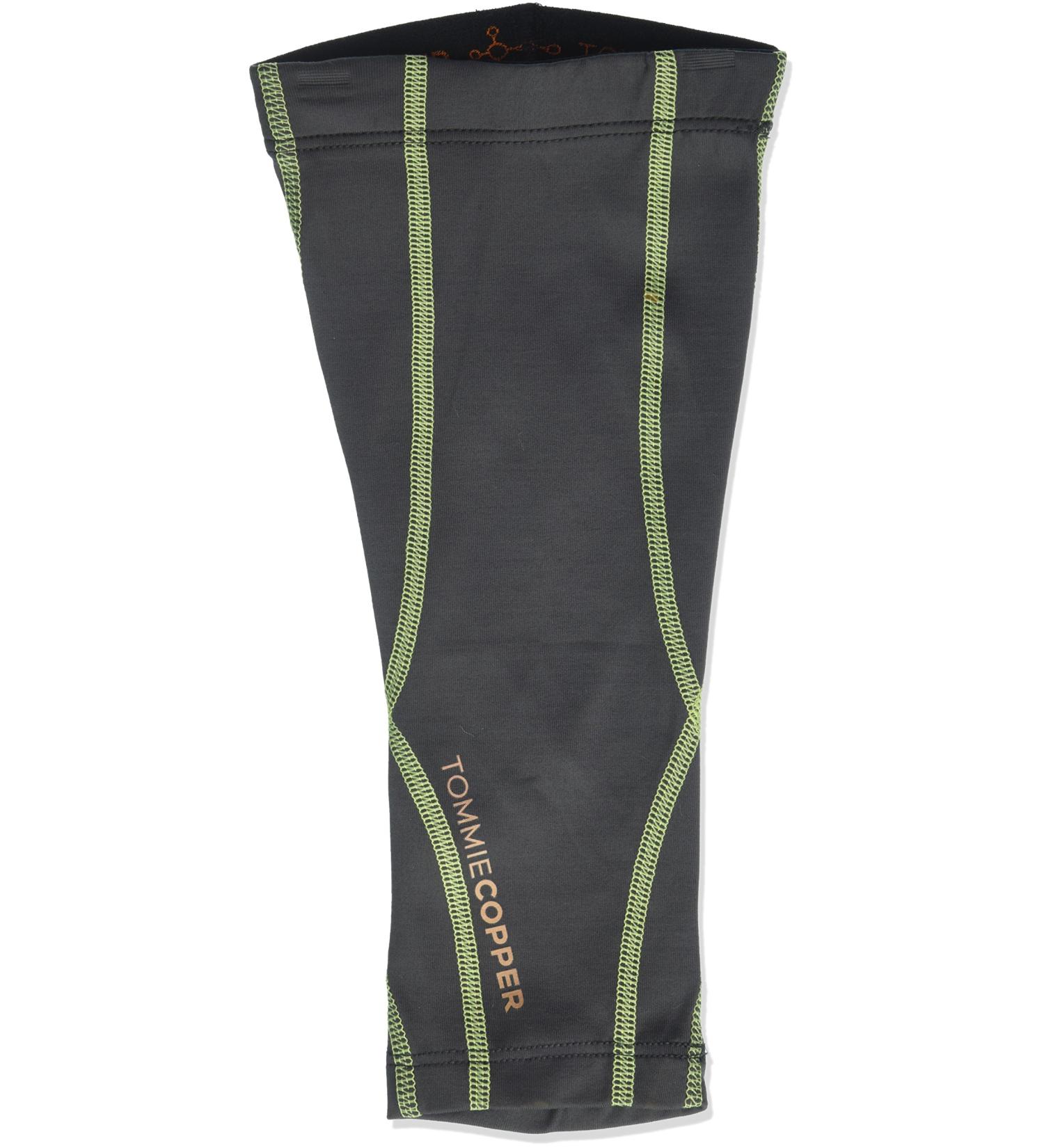 Tommie Copper Performance Calf 2.0 Sleeves - Slate Gray/TC Sulphur Stitch - Large - Buy Online on GoSupps.com