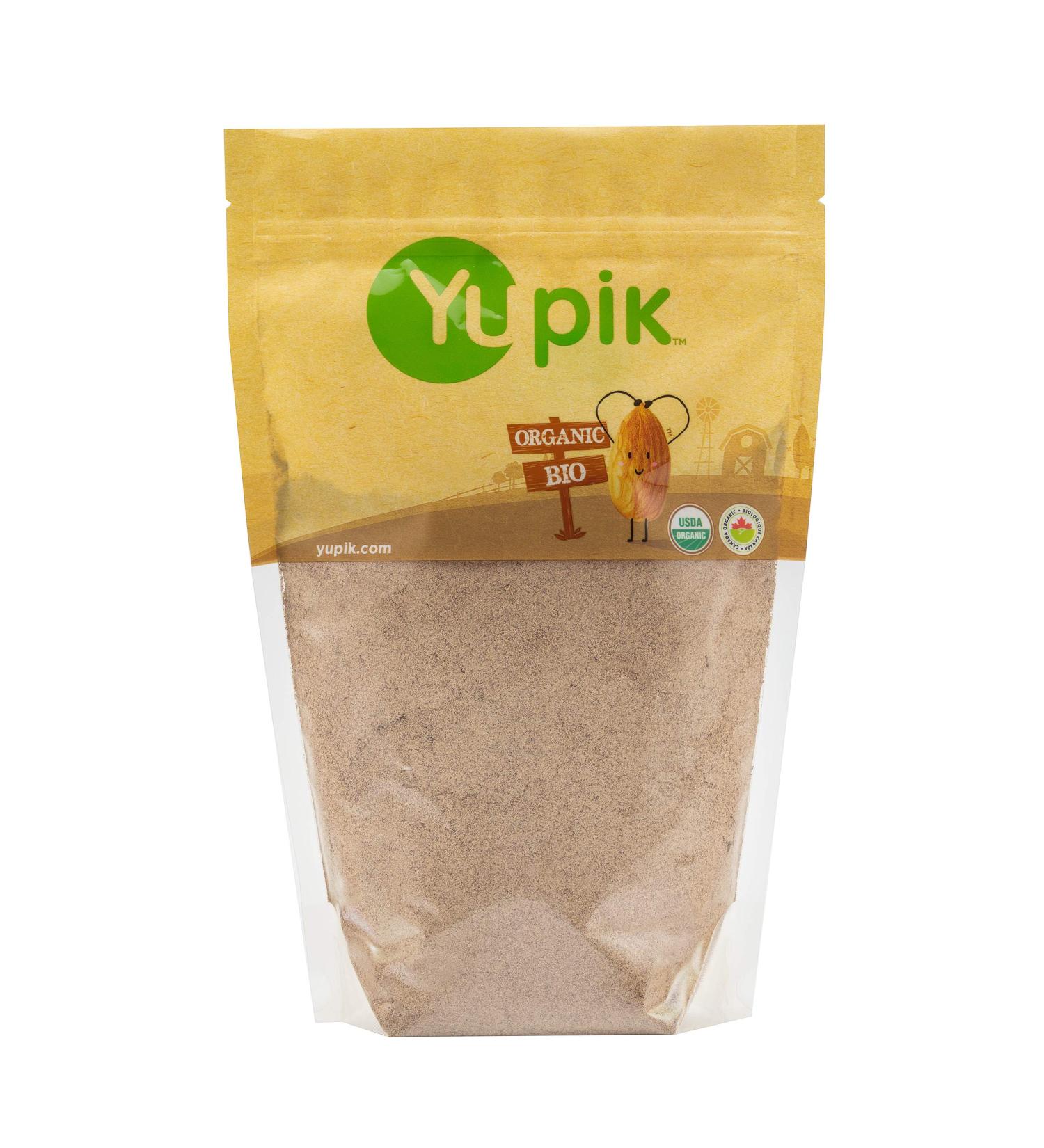 Yupik Organic Raw Flax Seed Protein Powder 35% Protein 1 kg Non-GMO Kosher Vegan Finely Ground Seeds Salt-Free Oil-Free Plant-Based Protein Source of Fiber Ideal for Smoothies & Baking - Buy Online on GoSupps.com