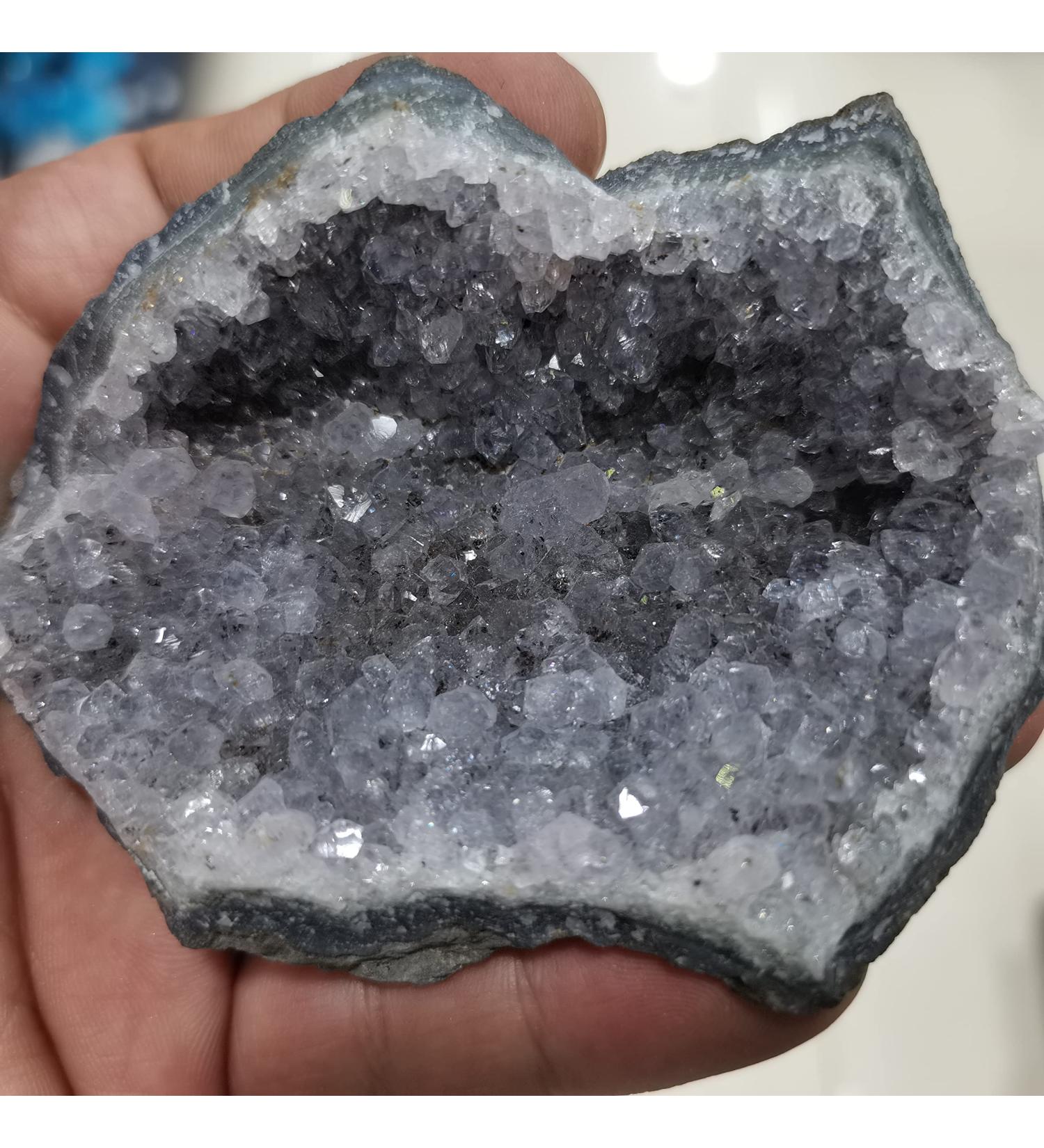Reiki Crystal Natural Quartz Amethyst Cluster Stone Specimen Home Decor Craft Purple Crystal 1 Piece Can be Used for Crystal Cluster (Size : 100-150g) - Buy Online on GoSupps.com
