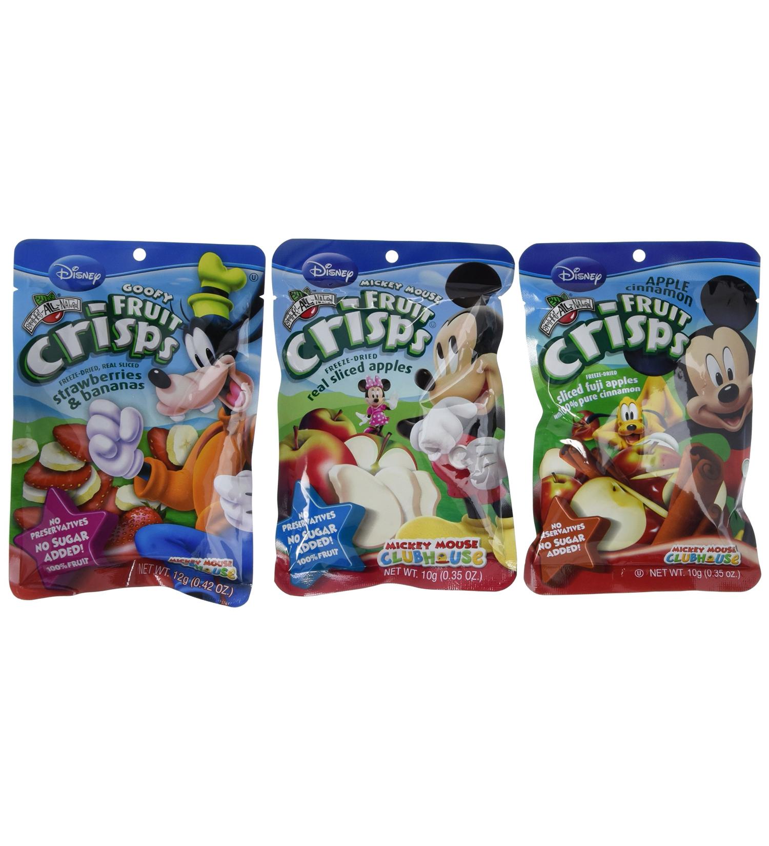 Brothers-All-Natural Fruit Crisps Disney Junior Variety Pack - 6 Packs, 2.26 oz (64 g) - Healthy Snack for Kids - Buy Online on GoSupps.com