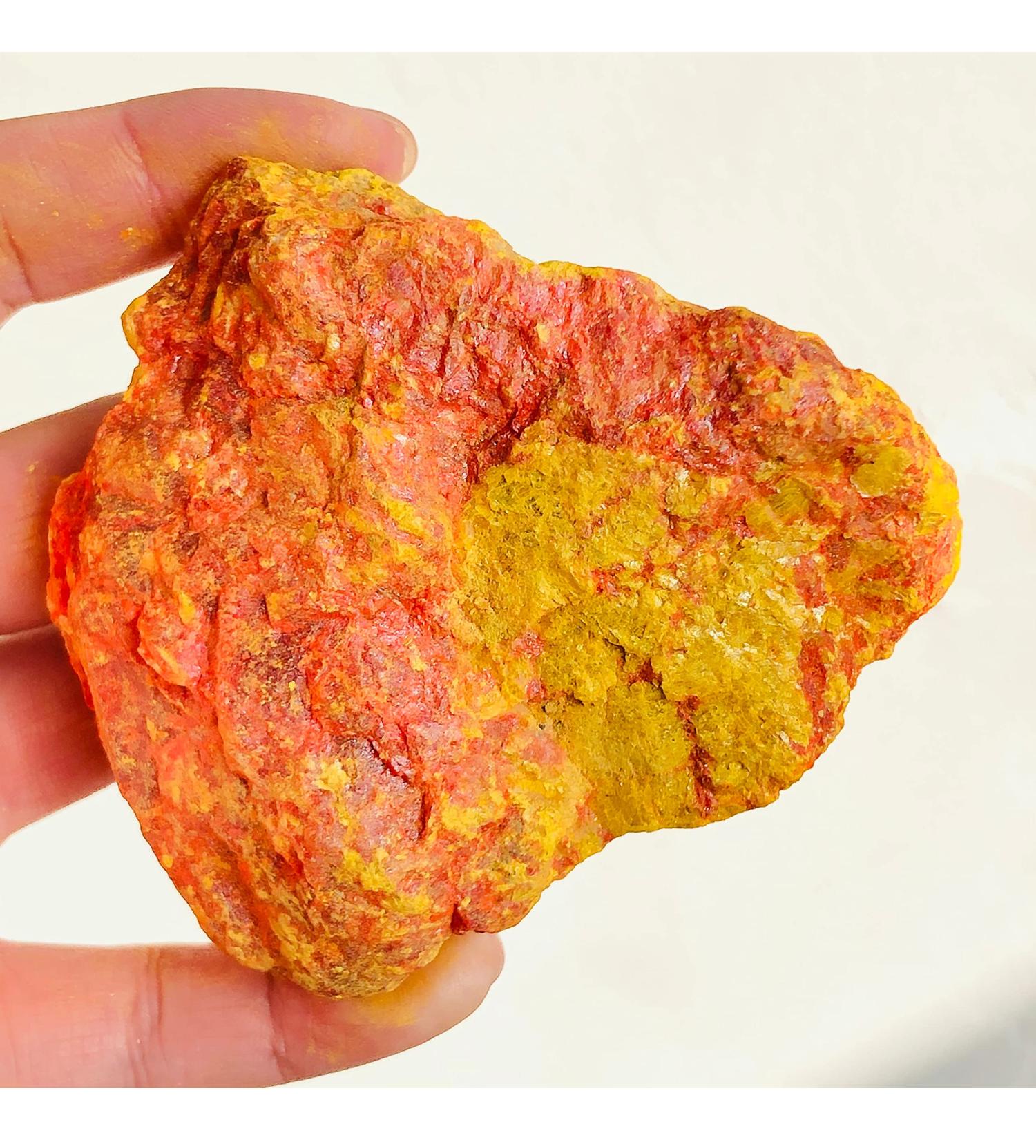 Natural Crystal Rough Beautiful Natural Orpiment Arsenic Sulfide Crystal Specimen (Color : 240-280g) - Buy Online on GoSupps.com