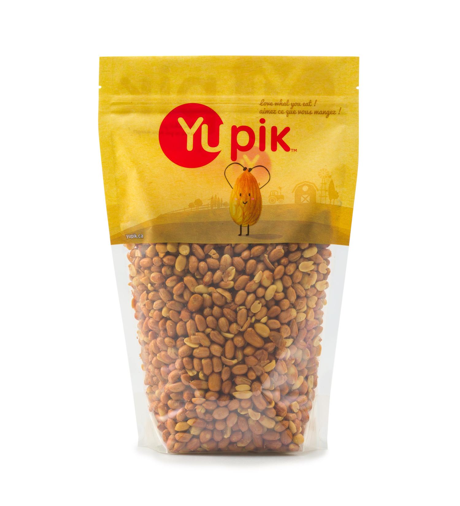 Yupik Roasted Unsalted Spanish Peanuts with Skins 1 kg 6 Count Kosher Vegan Crunchy Nuts No Added Salt Lightly Roasted Source of Fiber & Protein Savory Snacks 6 kg - Buy Online on GoSupps.com