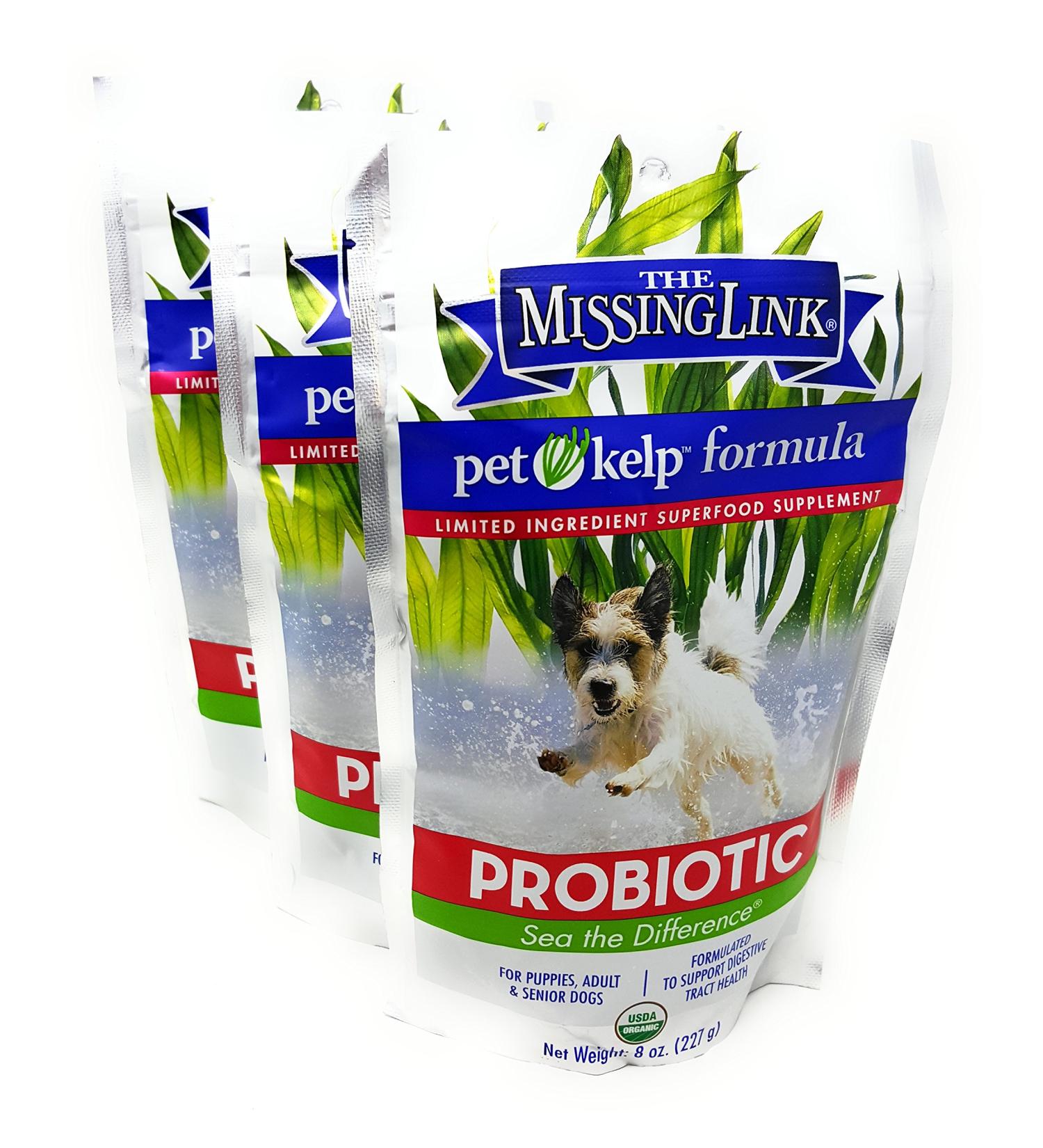 (3 Pack) Pet Kelp Probiotic Formula, 8 Ounces each
