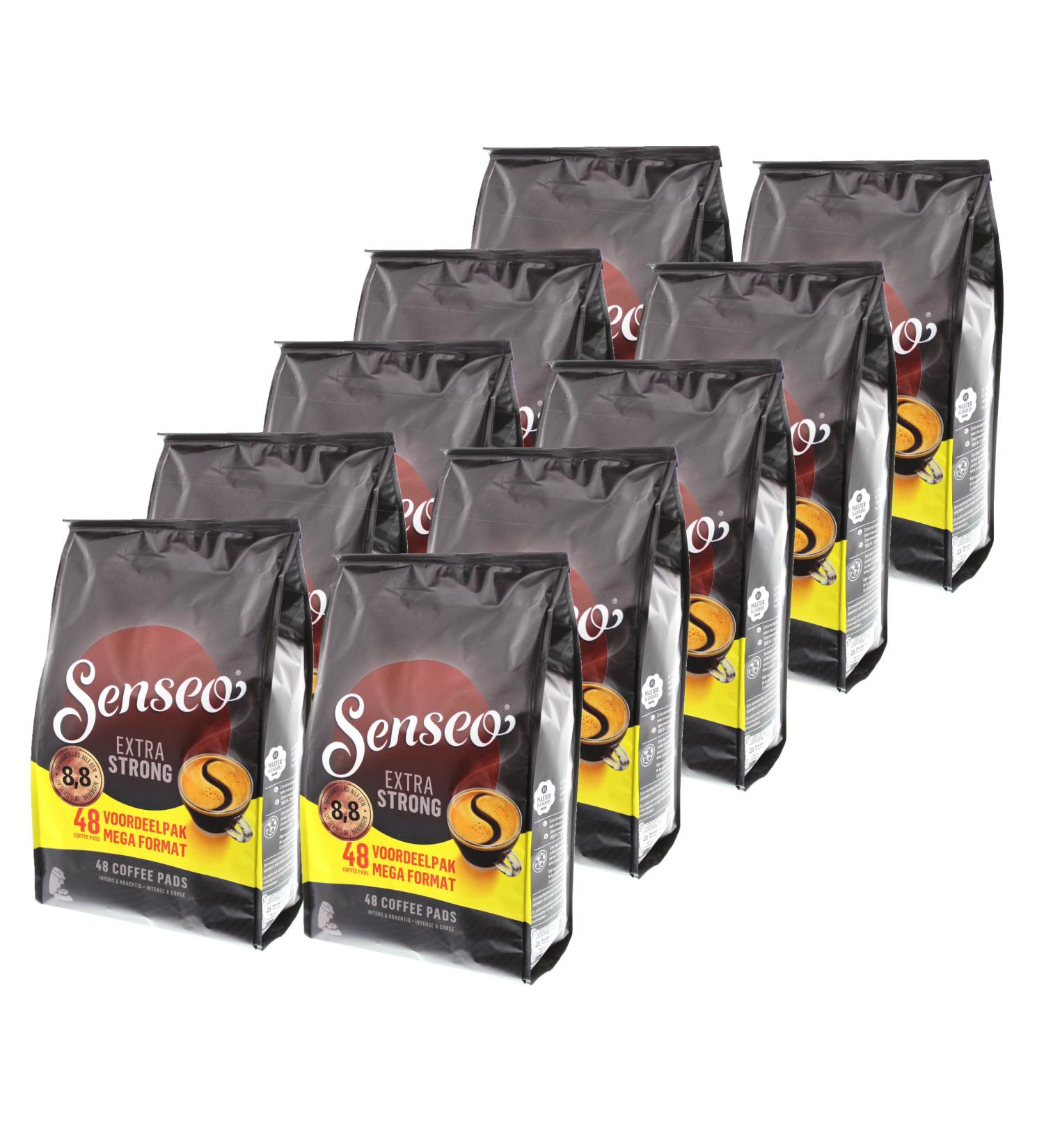 Senseo Extra Dark Roast New Design Pack of 10 10 x 48 Coffee Pods - Buy Online on GoSupps.com