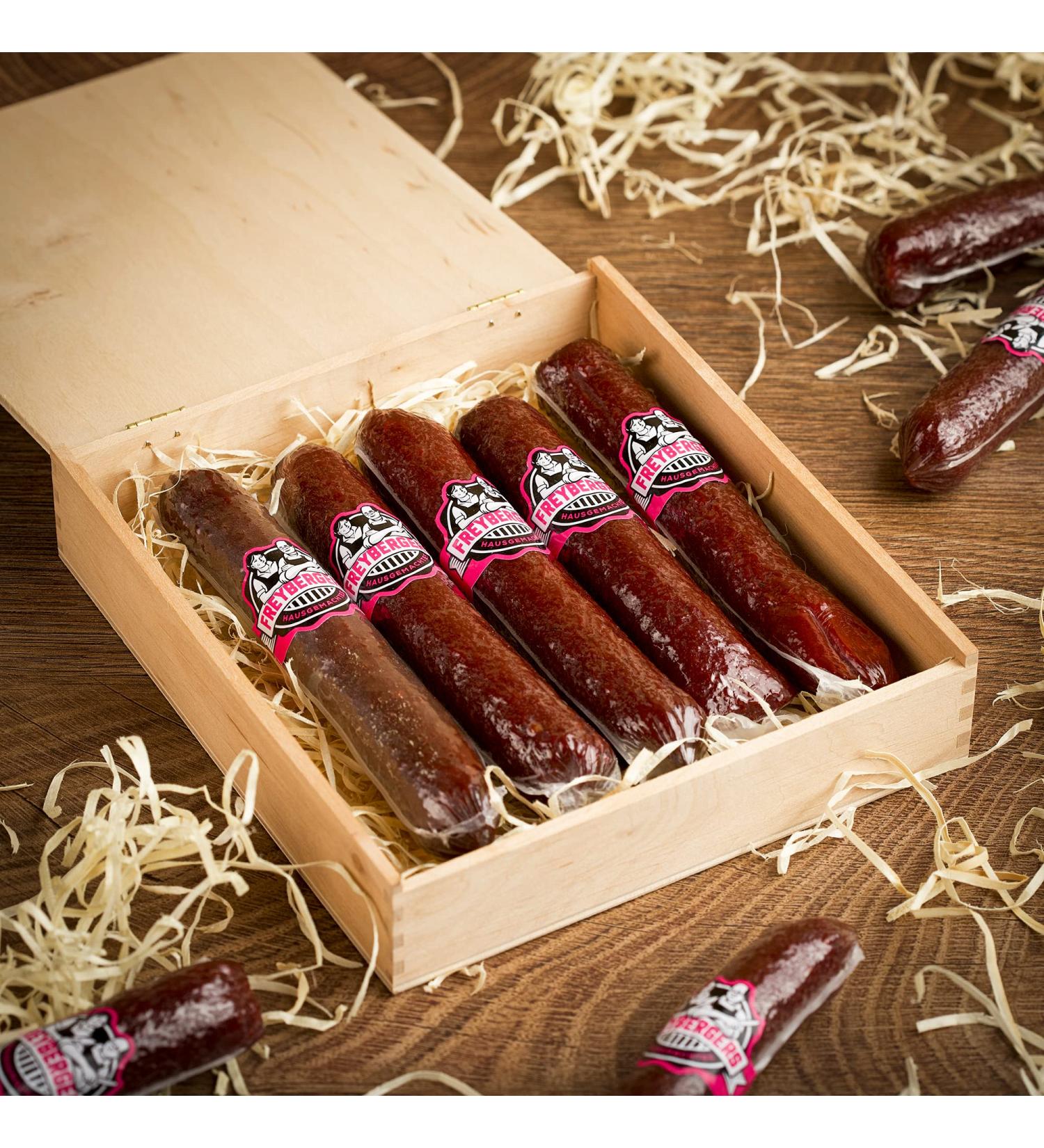 Salami sausage cigar in a noble gift box as an extraordinary gift for men | funny gift | Ideas - Buy Online on GoSupps.com