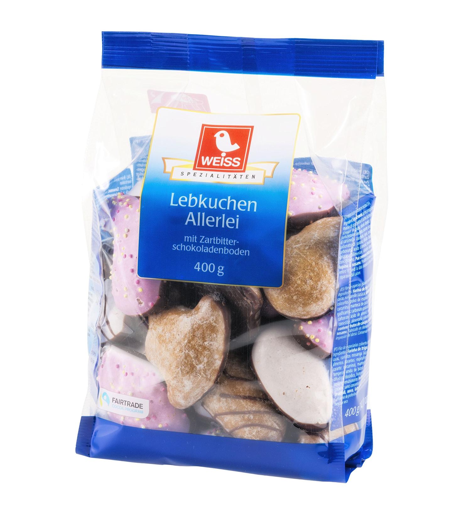 Weiss Lebkuchen-Allerlei pack of 10 (10 x 400 g)