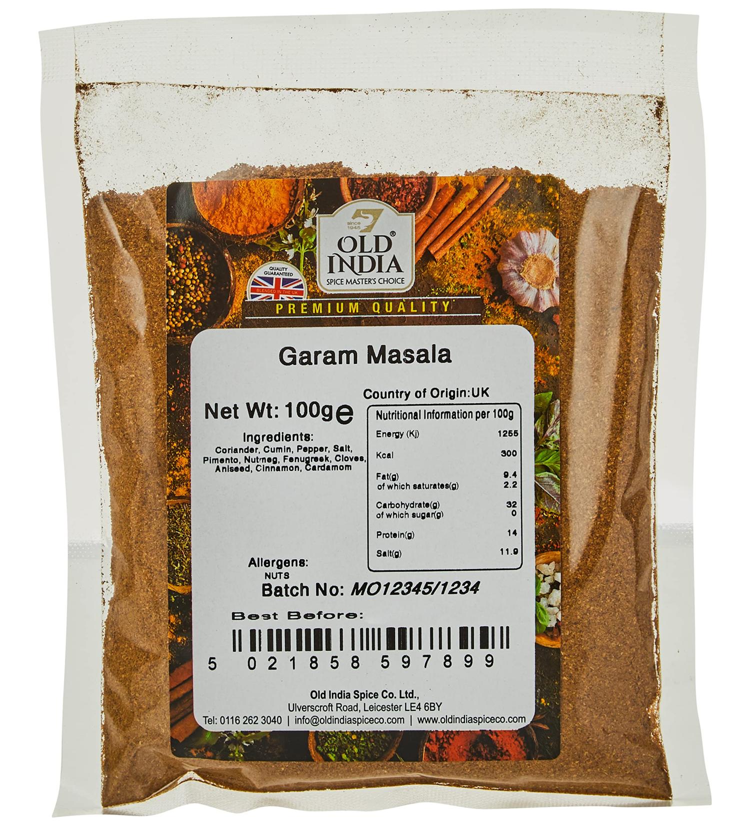 Old India Garam Masala 100g - Buy Online on GoSupps.com
