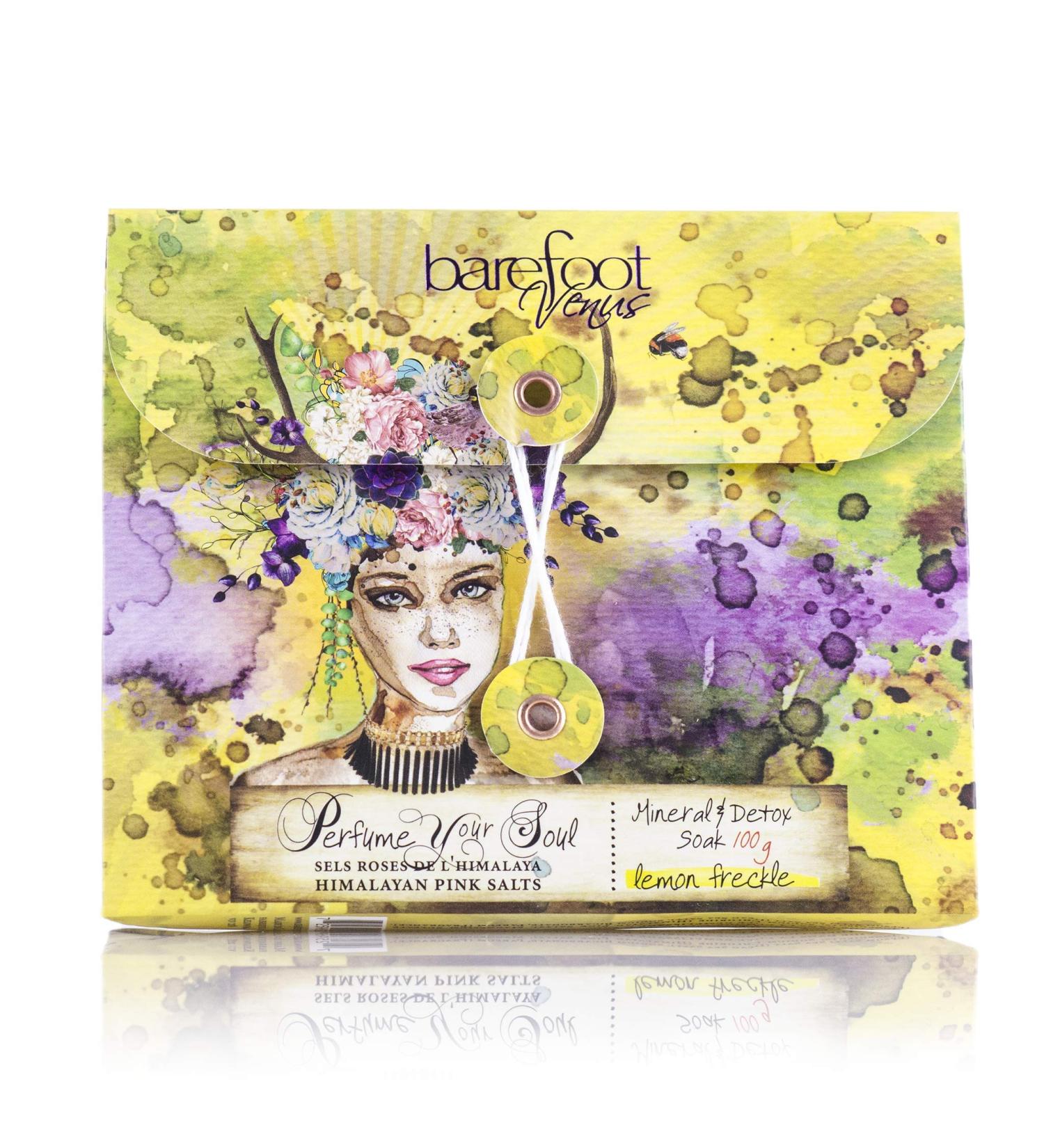 Himalayan Pink Salts Mineral & Detox Bath Soak (Lemon Freckle 100 Grams)