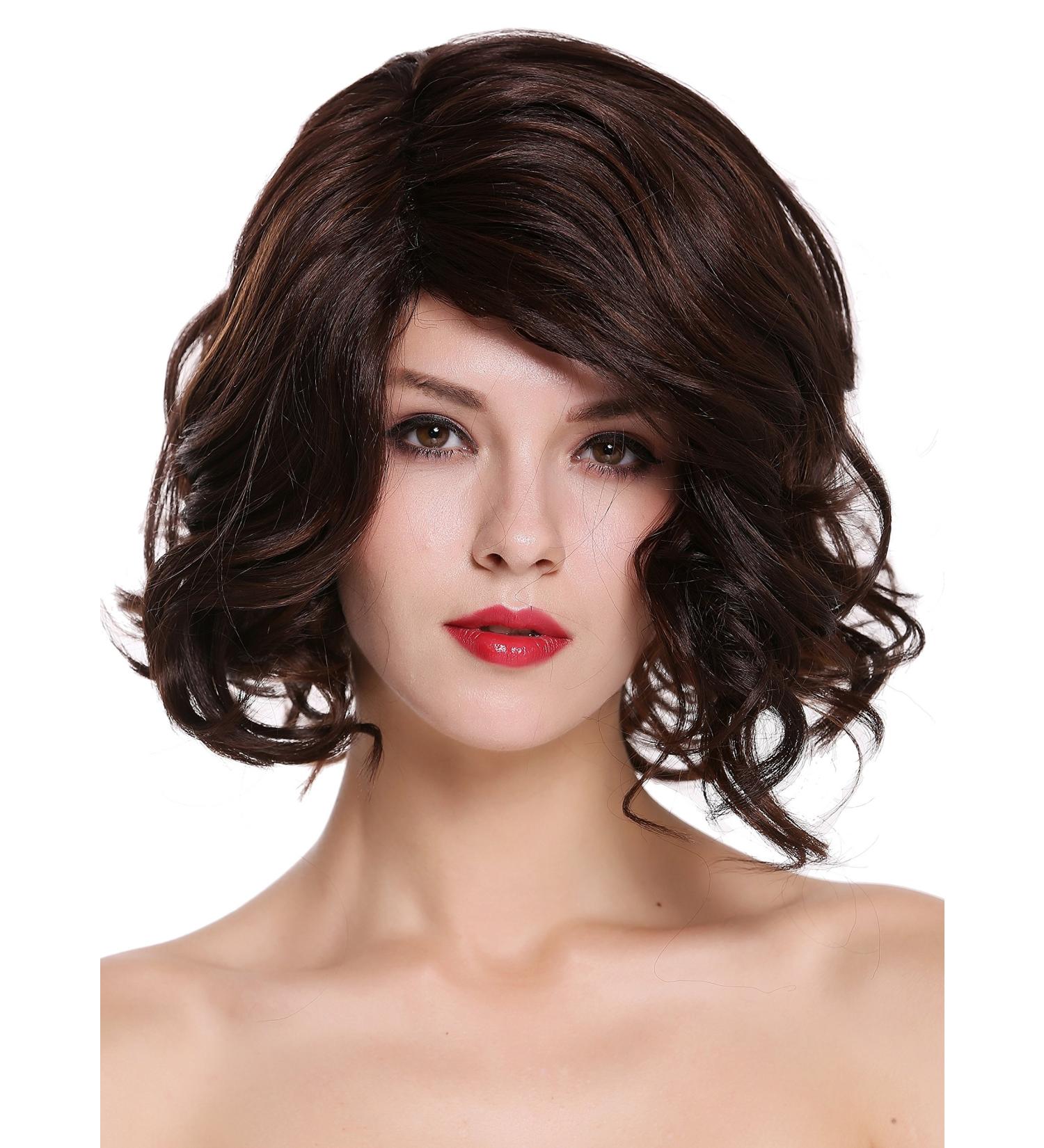 Buy WIG ME UP RGF-6877-SP4/30 | Short Wavy Shoulder-Length Ladies Wig | Voluminous Chestnut Brown Mix - Buy Online on GoSupps.com