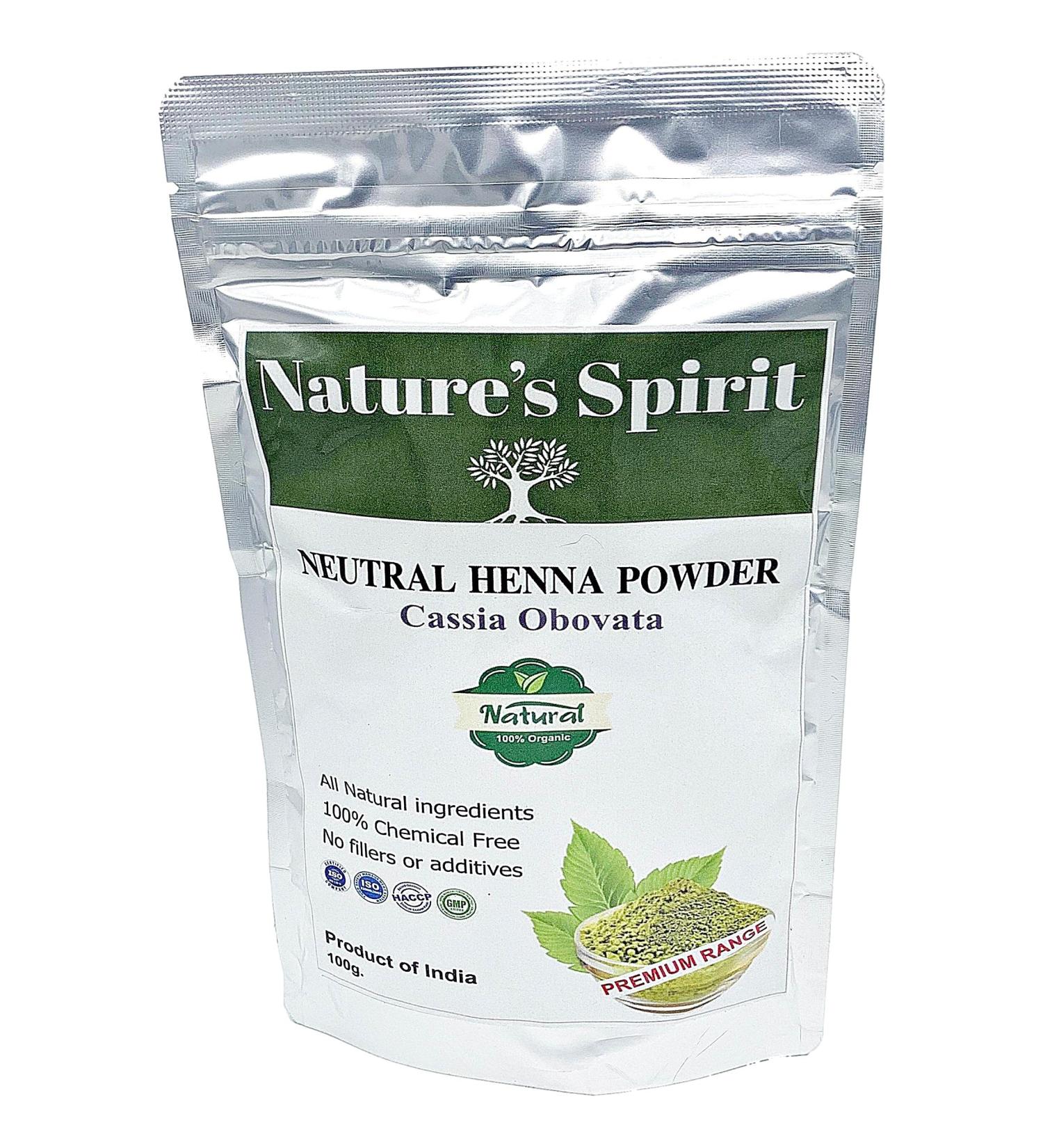Natural Cassia Obovata 100g - Neutral Henna for Conditioning, Shine, and Scalp Health - Buy Online on GoSupps.com