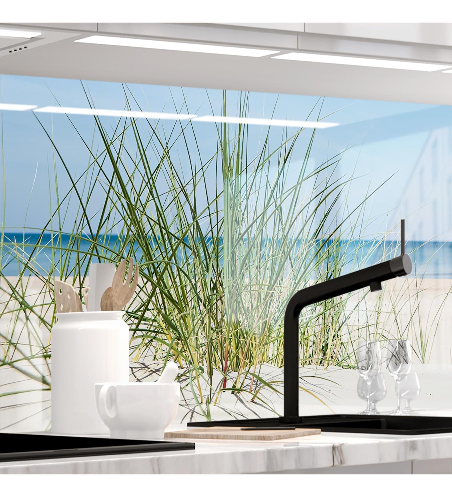 Premium Self-Adhesive Kitchen Wall Sticker - Dune View - 60x340cm - Durable Hard PET Material for All Surfaces - Buy Online on GoSupps.com