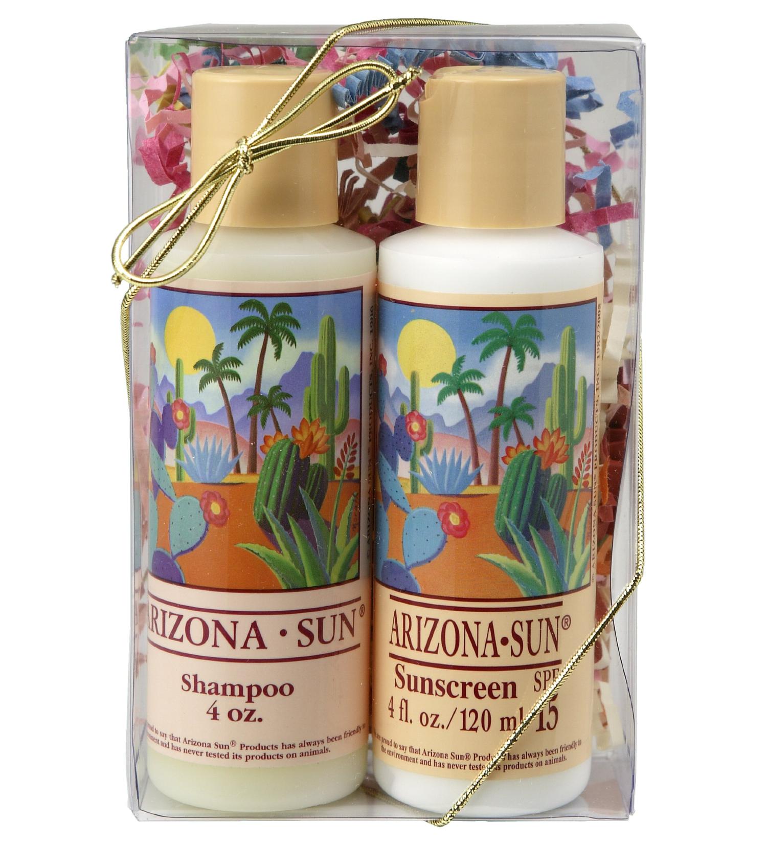 Arizona Sun - 4 oz Gift Set Bath and Sun - Skincare - Skin Care Idea Soothing Moisturizing Great Gift For Anyone Any Occasion Birthday Holiday