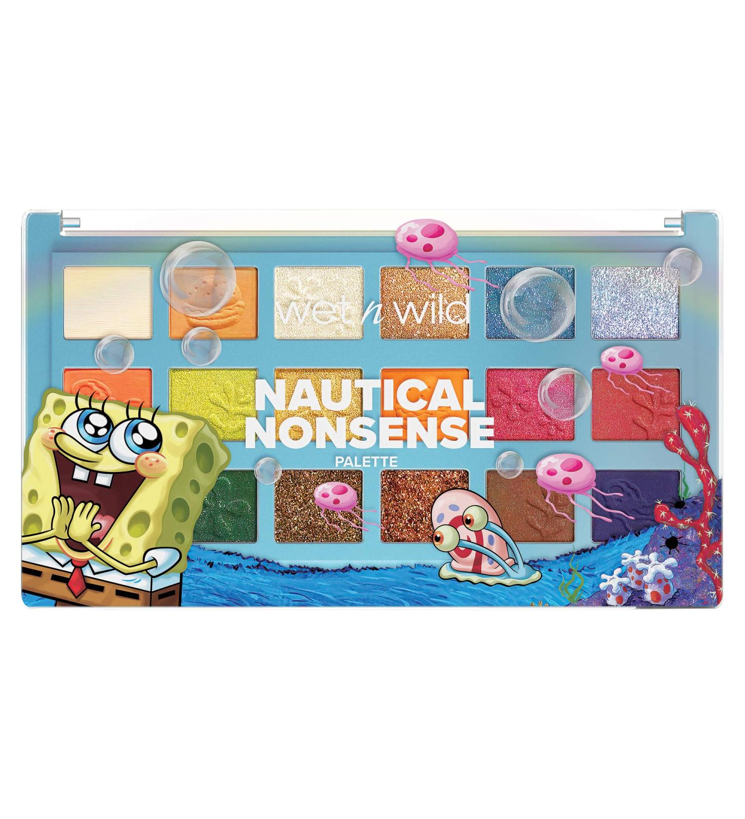 SpongeBob SquarePants Wet n Wild Eyeshadow Palette & Makeup Pigments â€“ Nautical Nonsense 0.82 oz - Buy Online on GoSupps.com