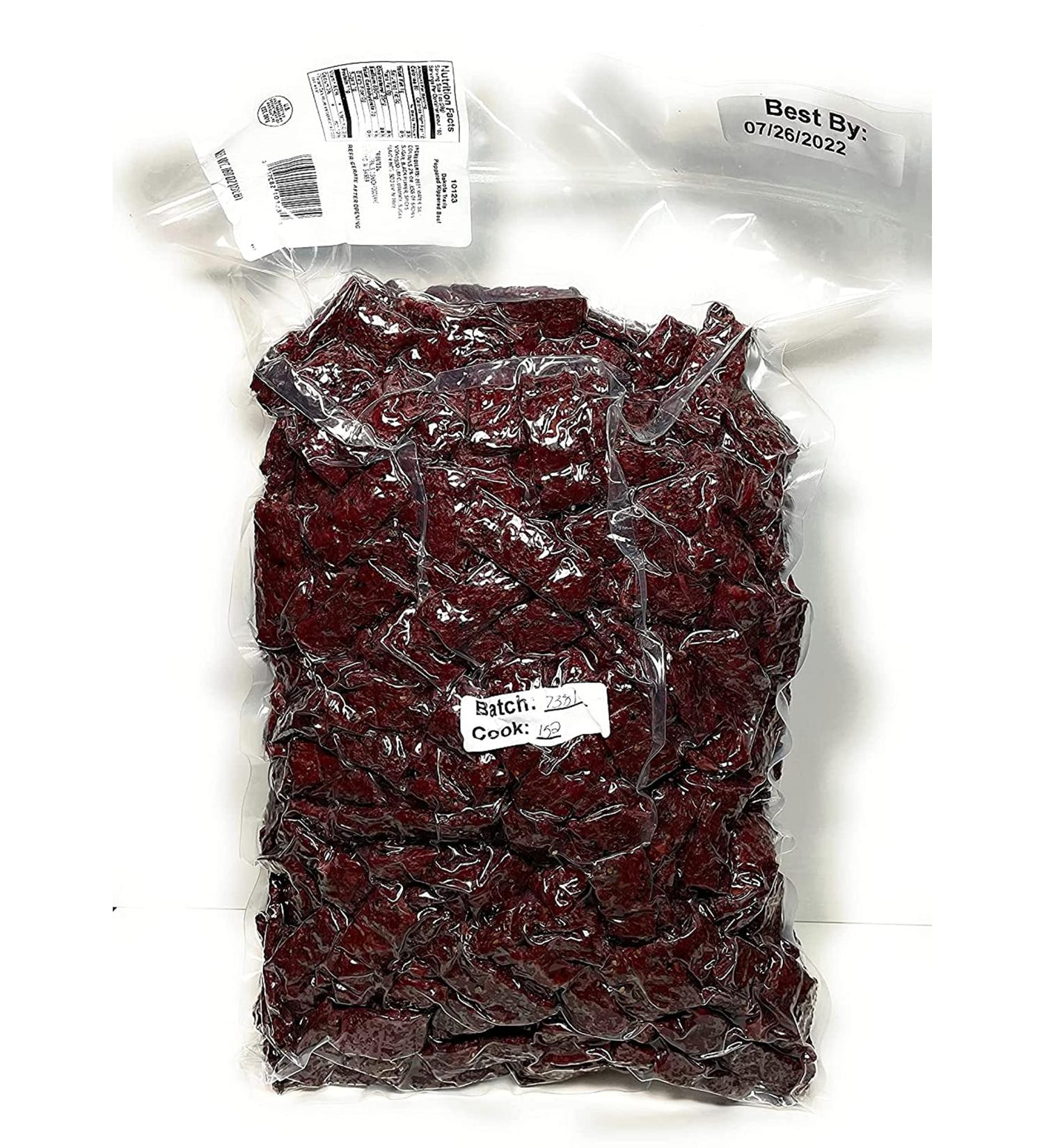 Dakota Trails Peppered Kippered Beef Jerky 10lb Bulk Bag - Buy Online on GoSupps.com