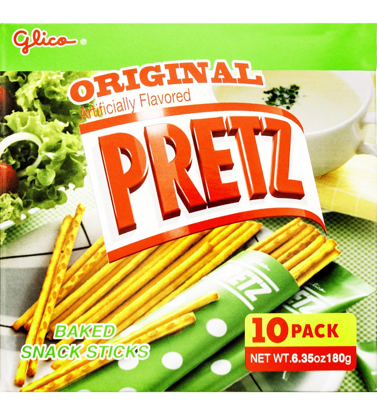 Glico Pretz Original Baked Snack Sticks, 6.35 Ounce 6.35 Ounce (Pack of 1)