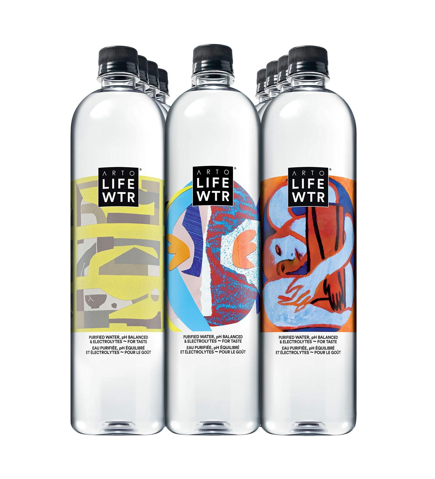Arto Lifewtr Purified Water pH Balanced with Electrolytes for Taste 1 Litre Bottles 12 Pack 12 l (Pack of 1) - Buy Online on GoSupps.com