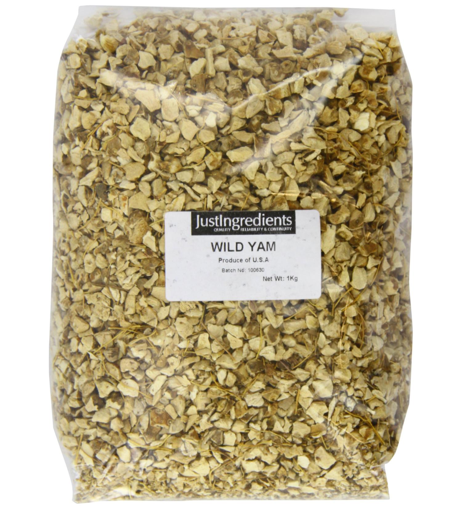 JustIngredients Essential Wild Yam Root 1kg - Buy Online on GoSupps.com