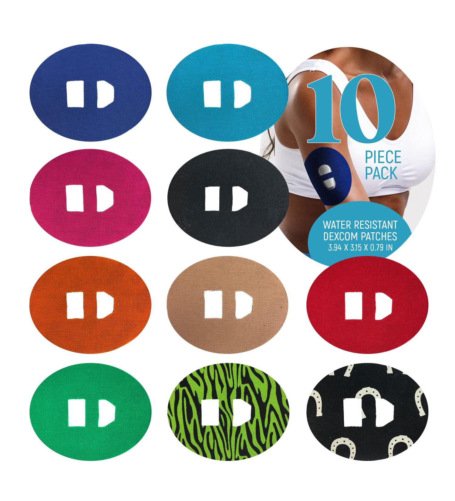 Dexcom CGM Adhesive (Mix BOY) - Water Resistant, Long Lasting Overtape Design for G4 G5 G6 - Buy Online on GoSupps.com