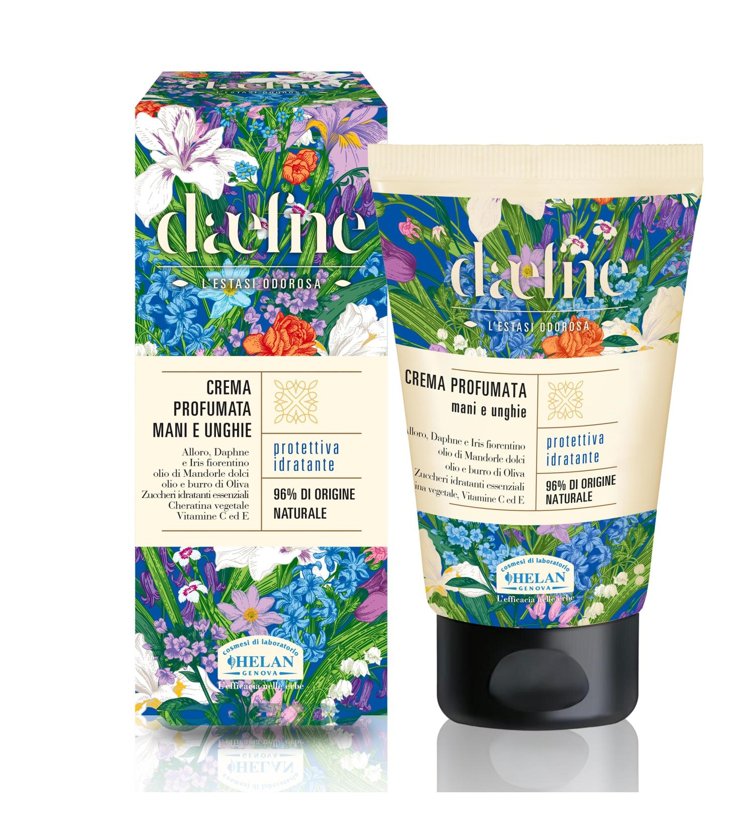  Helan Helan Daefne - Revitalizing hand cream for dry and chapped hands with vitamins C and E for nails with plant-based keratin moisturizing cream 96% natural origin 50 ml Made in Italy - Buy Online on GoSupps.com