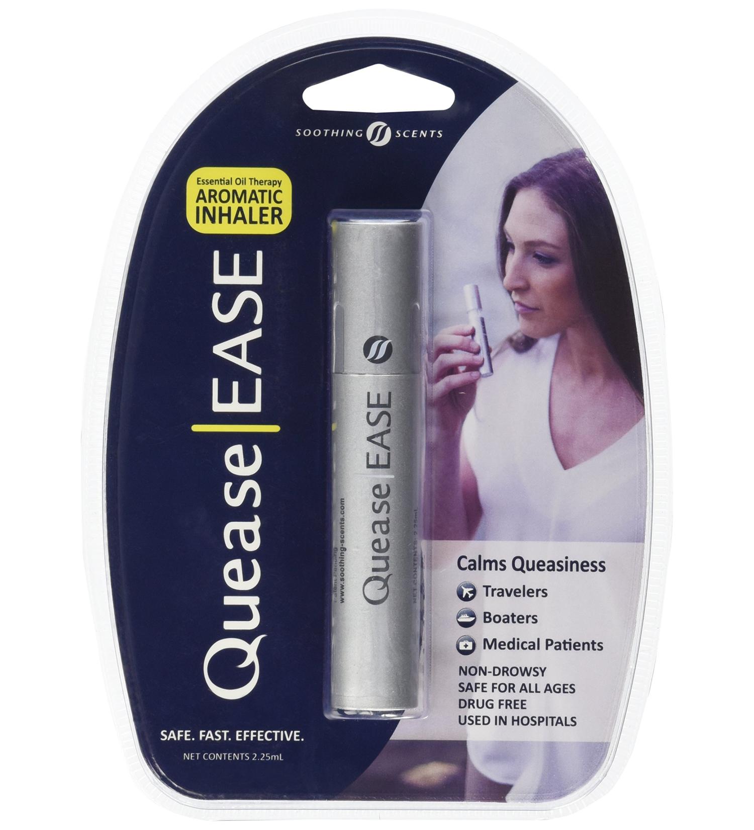 Soothing Scents QueaseEase Aromatic Inhaler ESSENTAIL Oil Therapy - 1 Ea Grey 0.07 Fl Oz (Pack of 1) Quease EASE