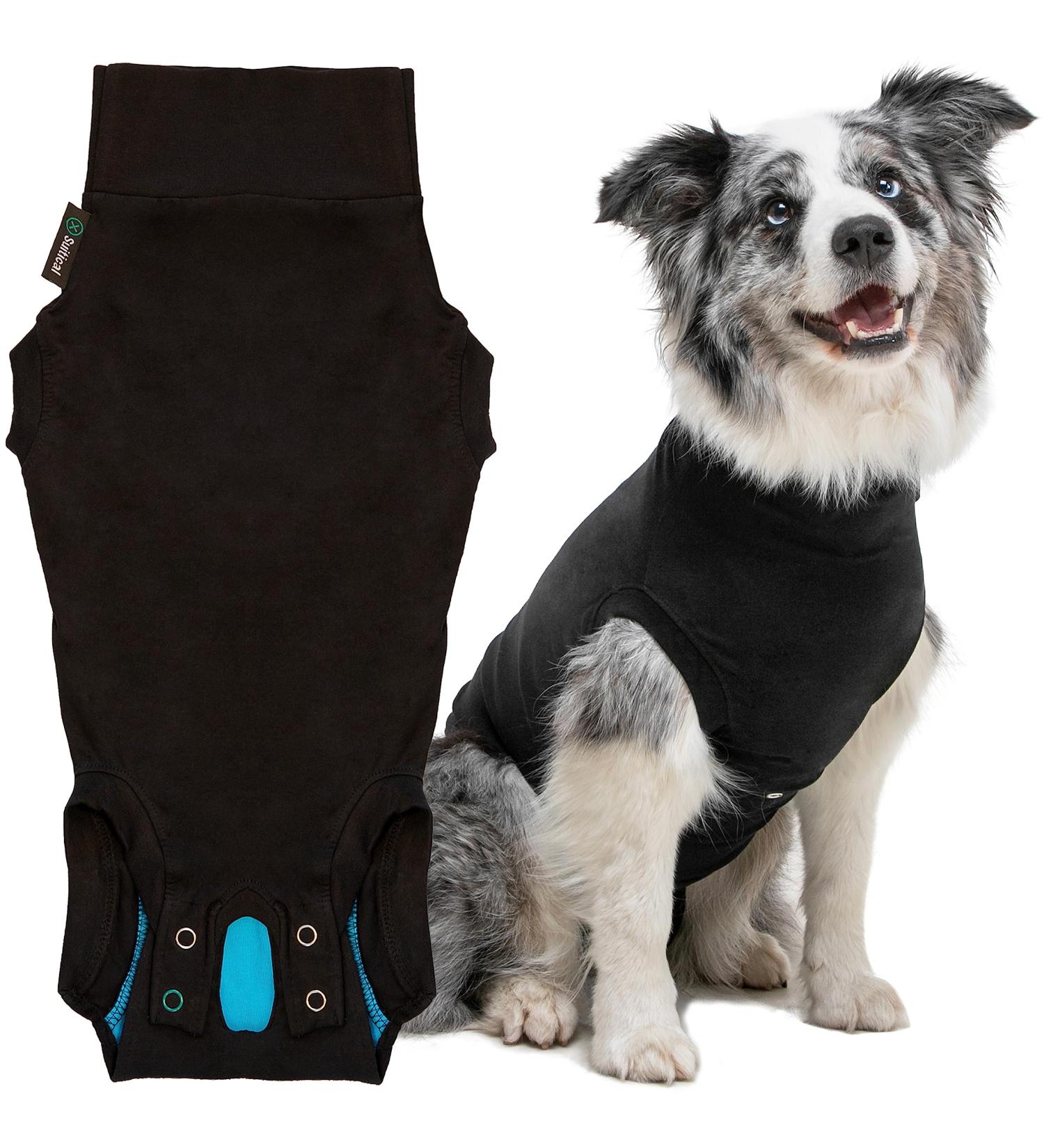 Suitical Recovery Suit Dog Extra Small Black - Single - Buy Online on GoSupps.com