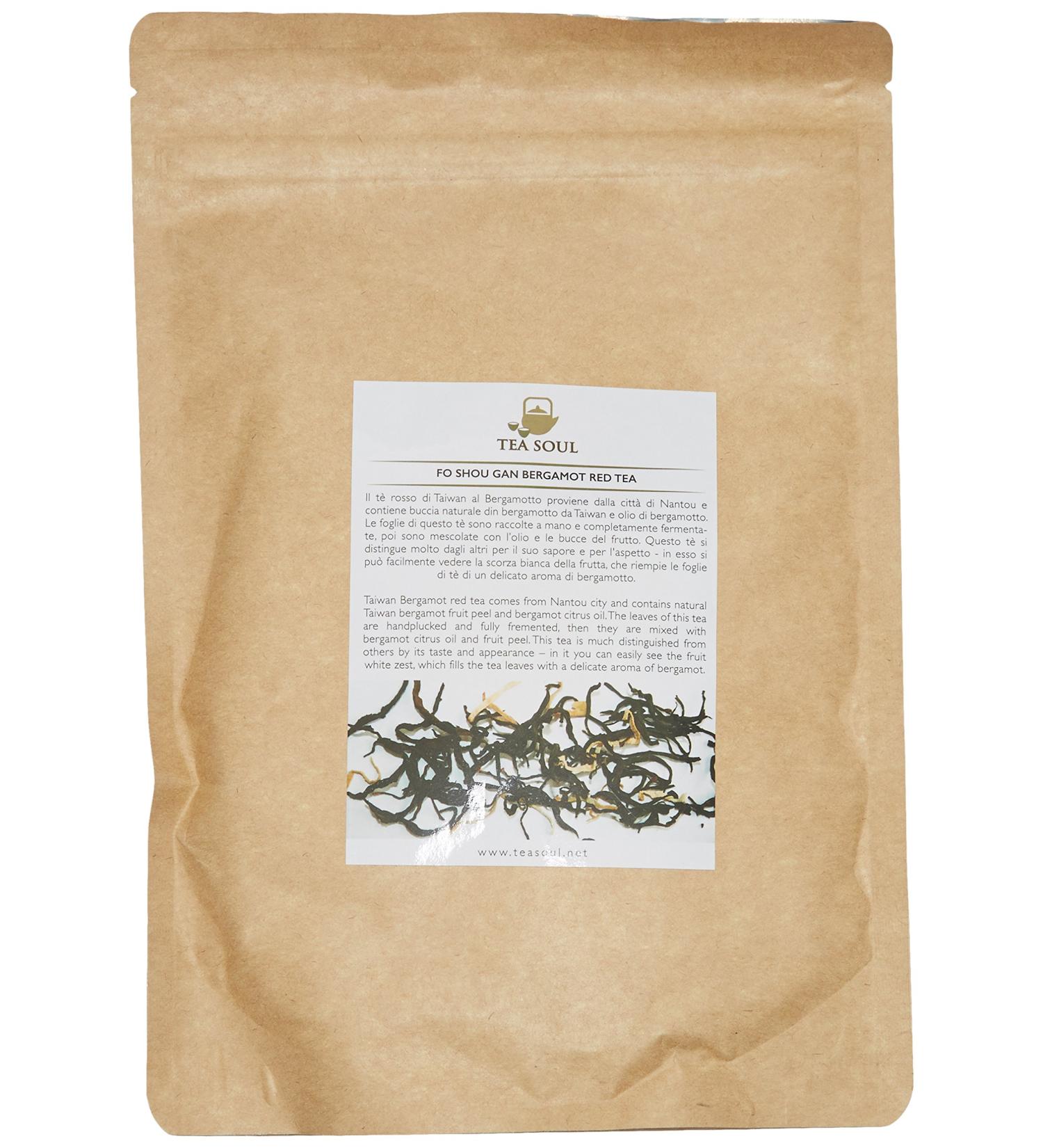 Tea Soul Th Rouge Fo Shou Gan la Bergamote 50 g - Buy Online on GoSupps.com