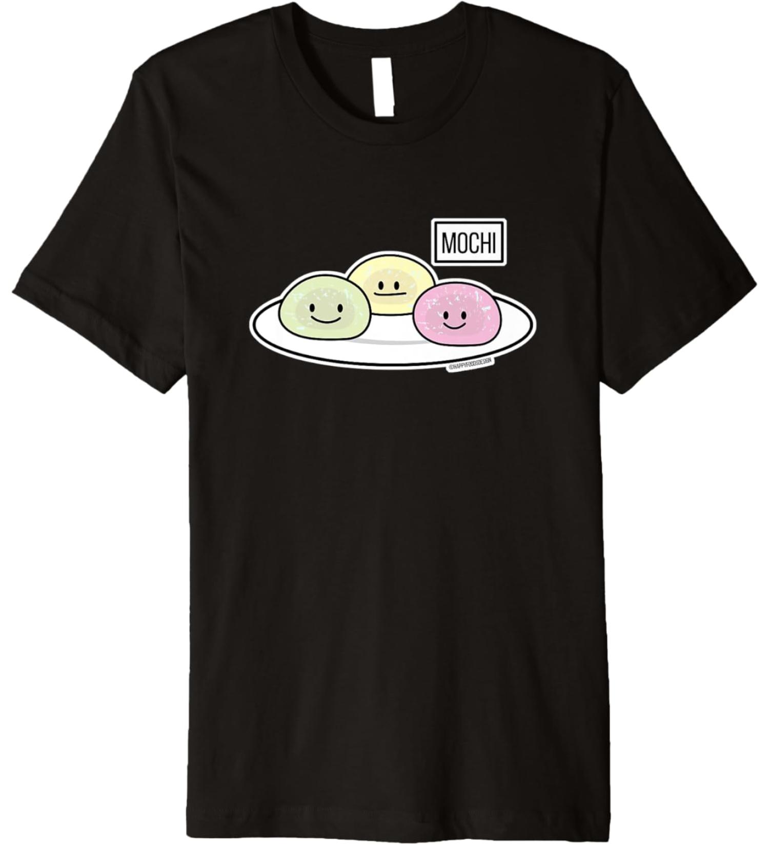 Cute Mochi ice cream rice cake Japanese green tea