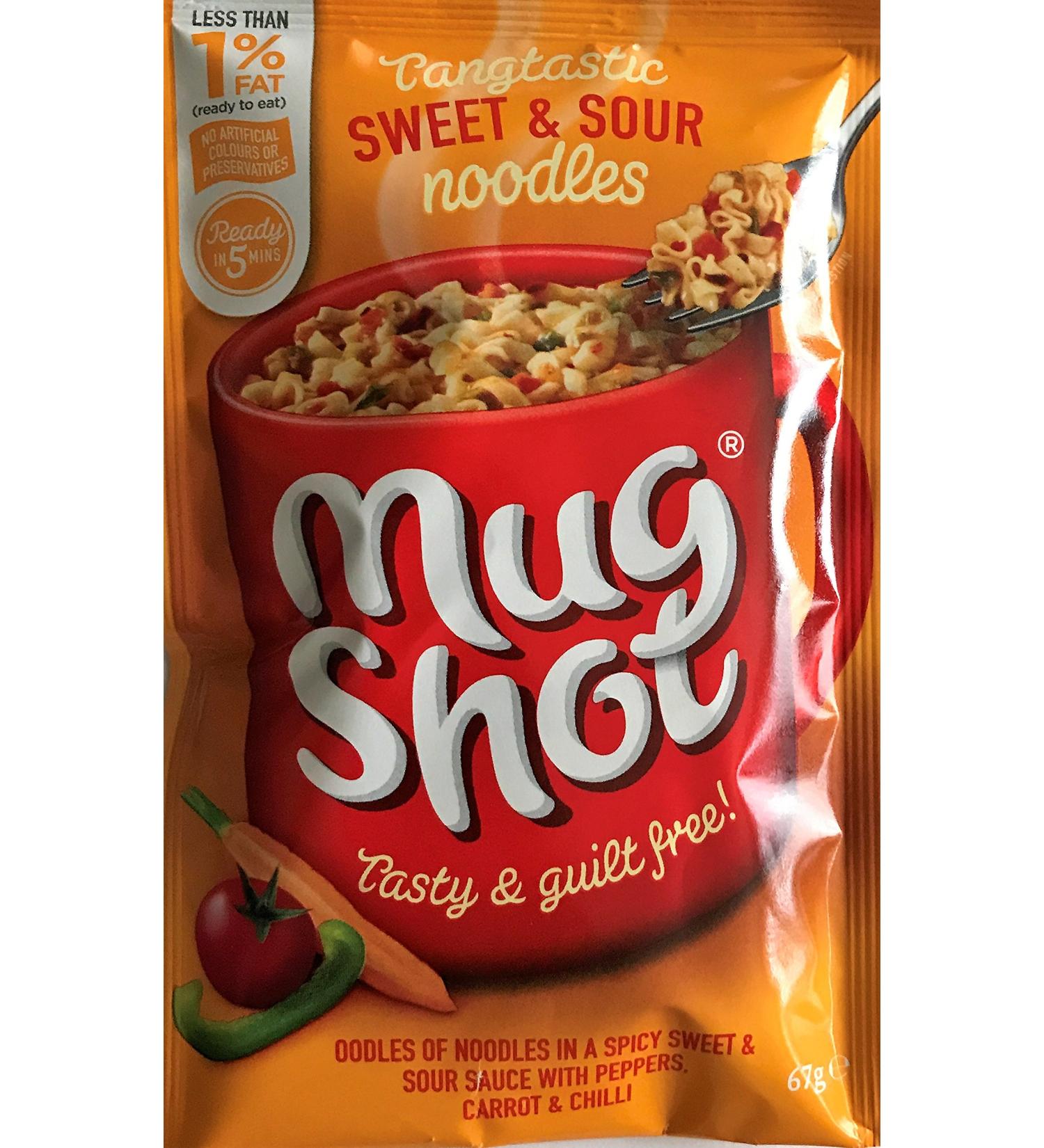 Symington's Ltd Mok Shot Sweet & Sour Noedels 6 x 67 g
