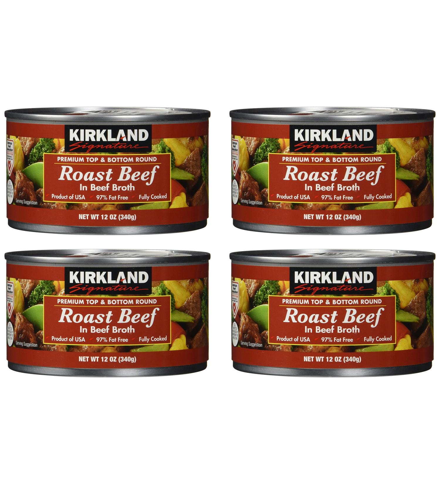 Kirkland Signature Roast Beef 12 oz - Pack of 4 | Premium Quality - Buy Online on GoSupps.com