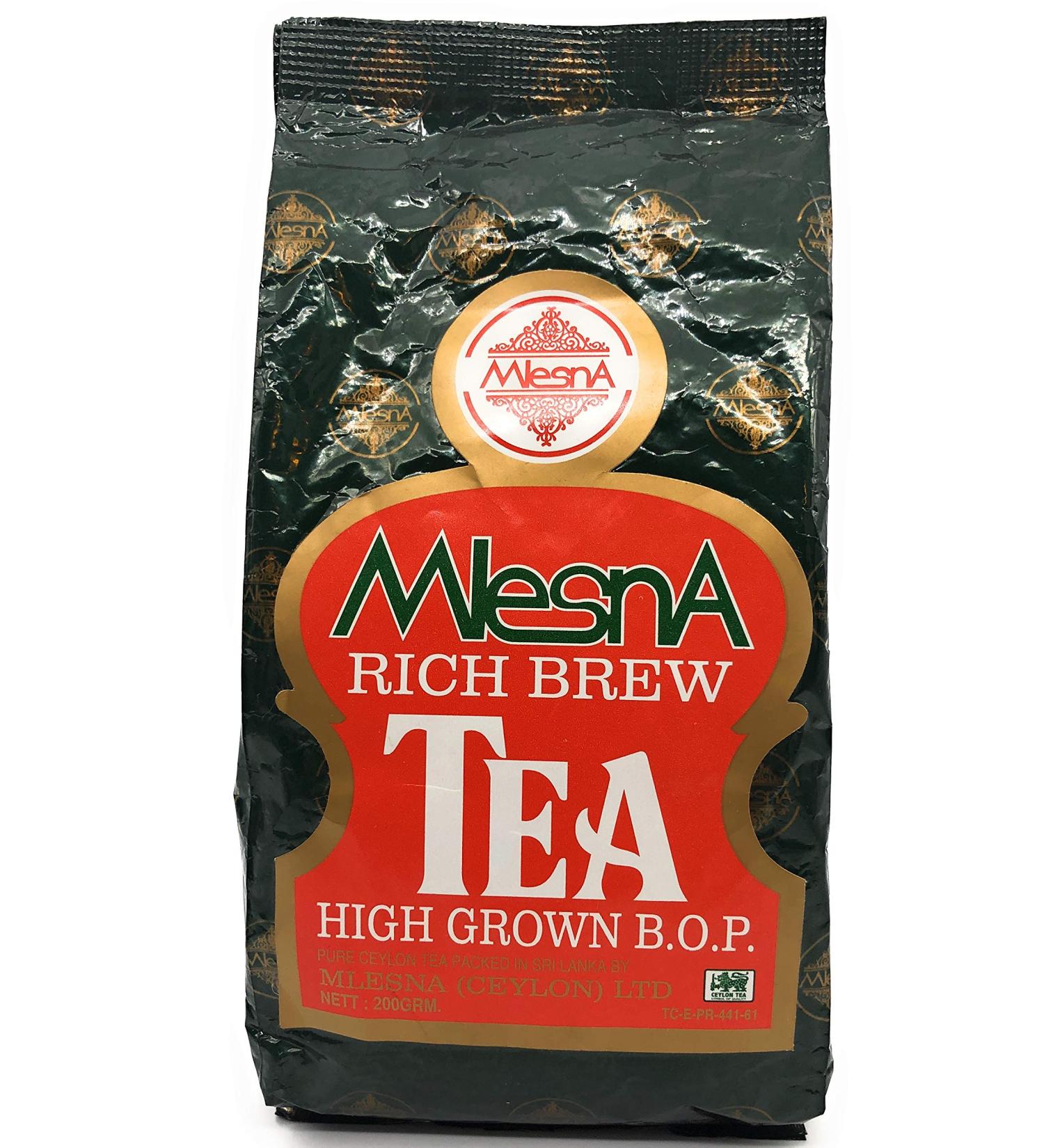 Mlesna Rich Brew Tea BOP Th de Ceylan pur en vrac emball au Sri Lanka 200 g - Buy Online on GoSupps.com