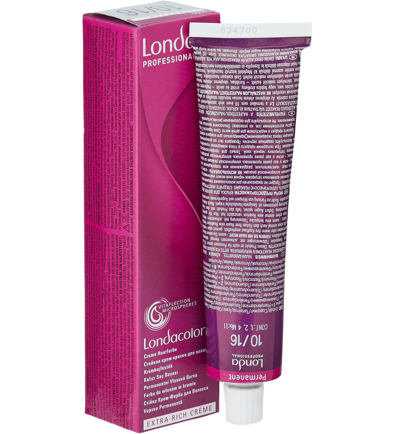 Londacolor Cream Hair Color 10/16 (Violet Tones) - 60 ml | International Shipping Available - Buy Online on GoSupps.com