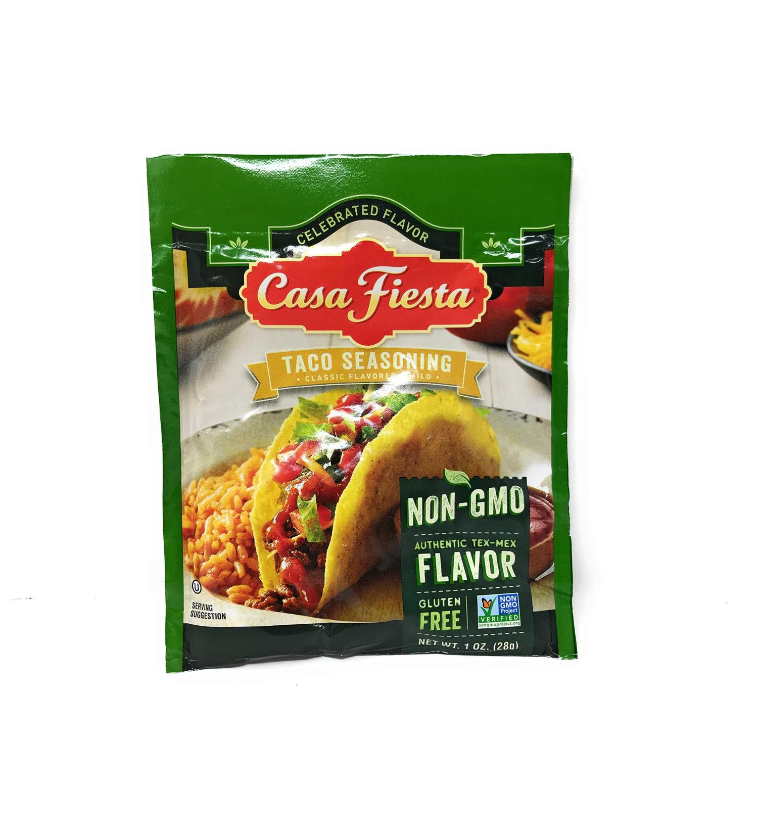 Casa Fiesta Mild Taco Seasoning 1oz - Authentic Flavor for Tacos - Buy Online on GoSupps.com