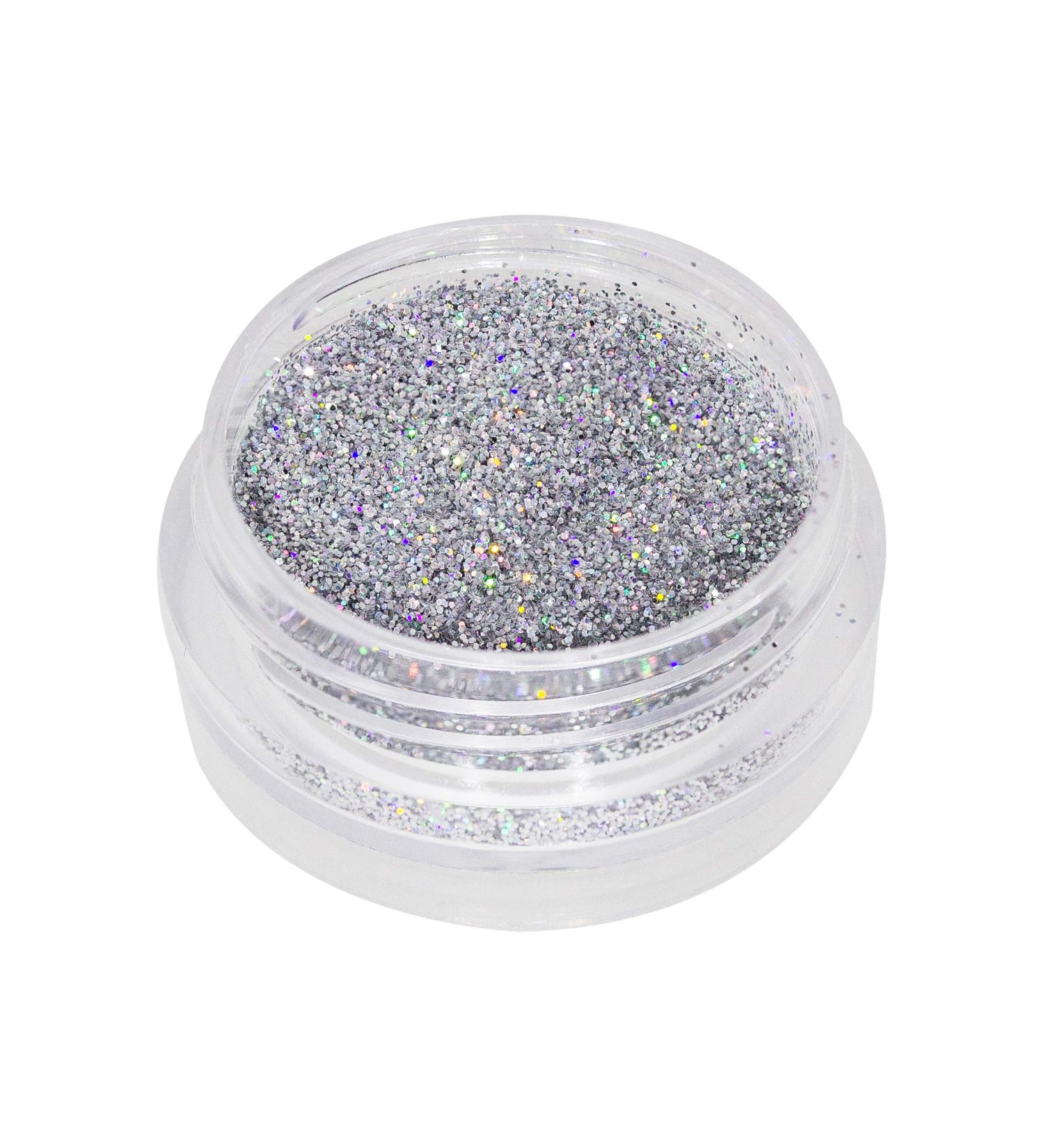 Nailart Laser Holo Powder - Silver | Holographic Nail Design Effect | International Shipping - Buy Online on GoSupps.com