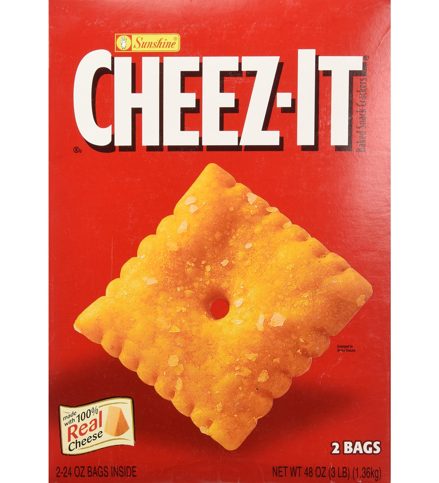 Sunshine Cheez-It Crackers - Large 3 lb. Box | Delicious Snack - Buy Online on GoSupps.com