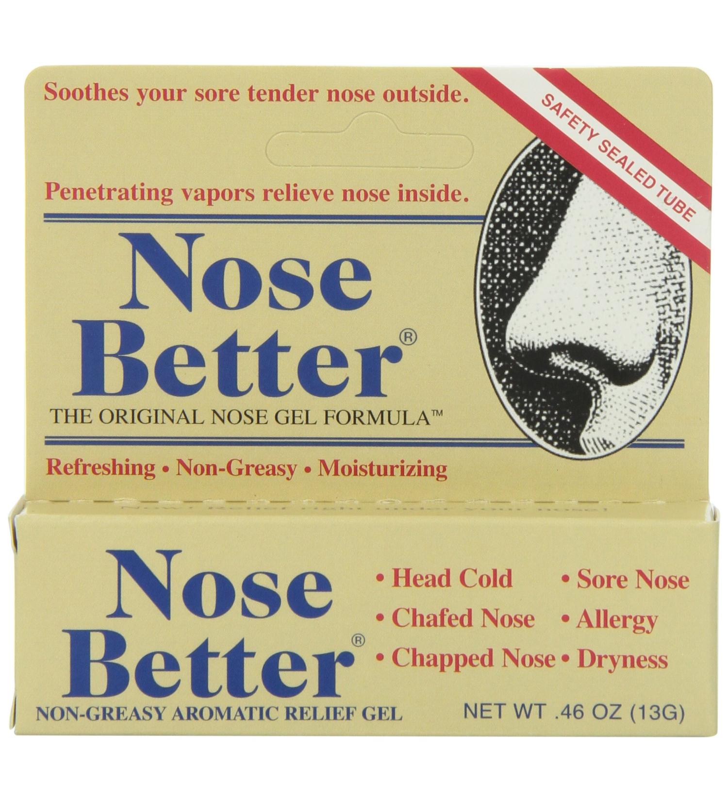 Nose Better Non-Greasy Aromatic Relief Gel - 0.46 Ounce | Fast International Shipping | Soothing Nasal Comfort - Buy Online on GoSupps.com