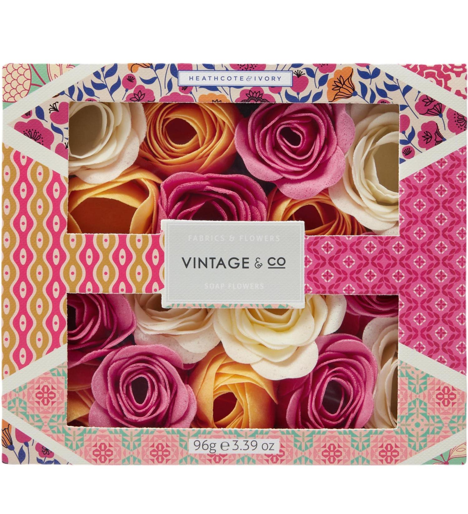 Vintage & Co Fabric and Flowers Soap Flowers - Luxurious Floral Bath Fizzies - Buy Online on GoSupps.com