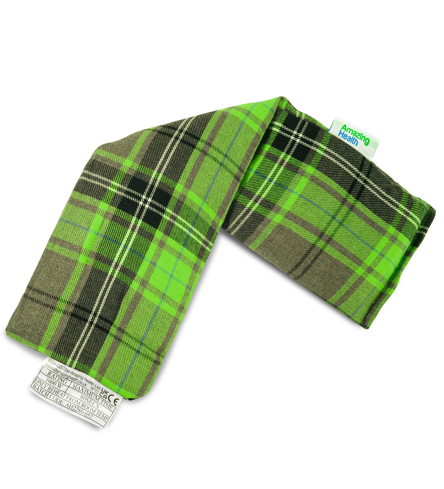 Amazing Health Unscented Wheat Bags Microwavable Hot and Cold Pack for Men and Women - Microwave Heat Pad with Natural Wheat Heat Pack Cotton Tartan Microwave Wheat Bag (Lime Tartan) Lime Tartan Medium - Buy Online on GoSupps.com