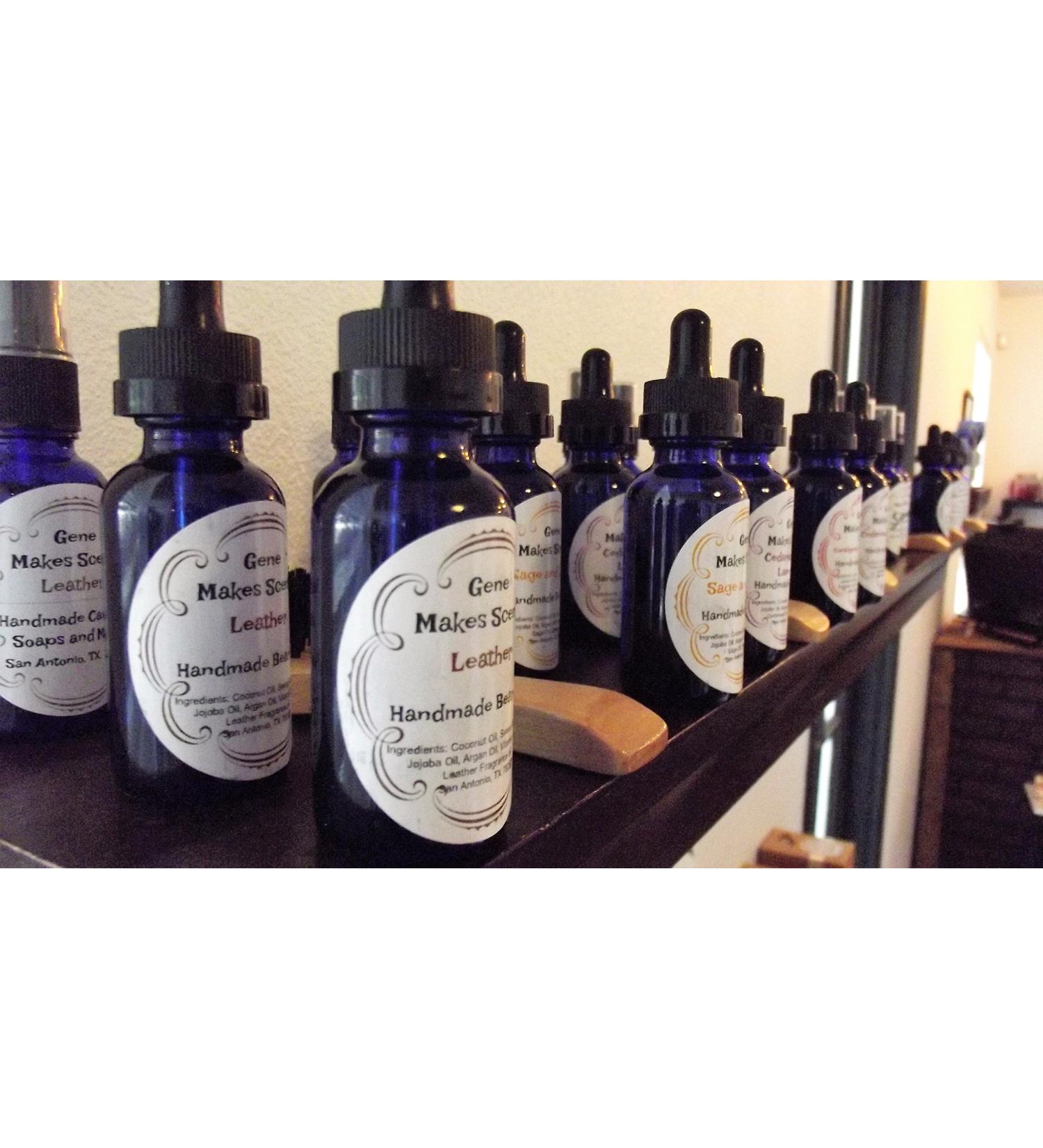 Premium Handmade Beard Oil Sage & Citrus Scent w/Dropper