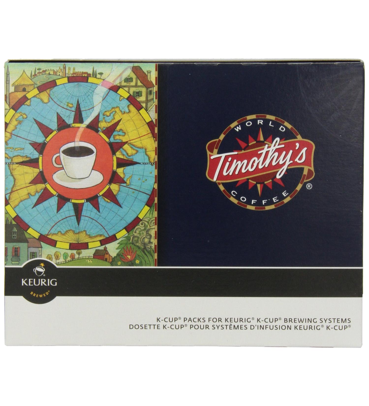 Timothy's World Coffee Midnight Magic K-Cup Portion Pack for Keurig Brewers 96-Count - Buy Online on GoSupps.com