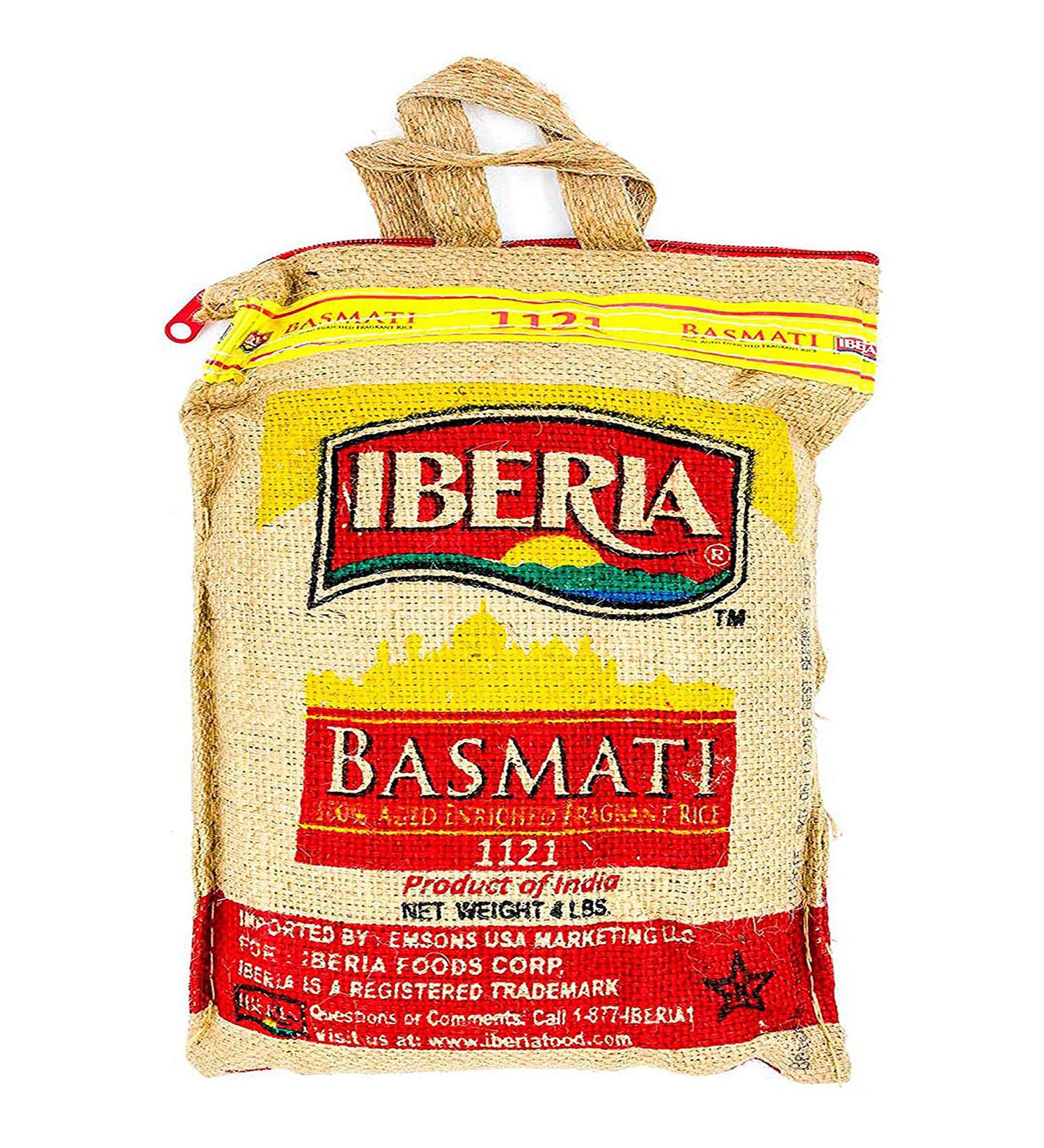 Iberia Premium Aged Indian Basmati Rice - 4lb Pack - Buy Online on GoSupps.com