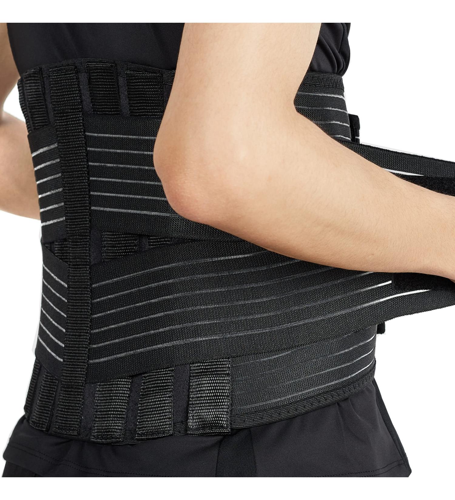 KEFIT Back Brace for Lower Back Pain Relief | Breathable Support for Sciatica Herniated Disc & Scoliosis | Unisex Large Size - Buy Online on GoSupps.com