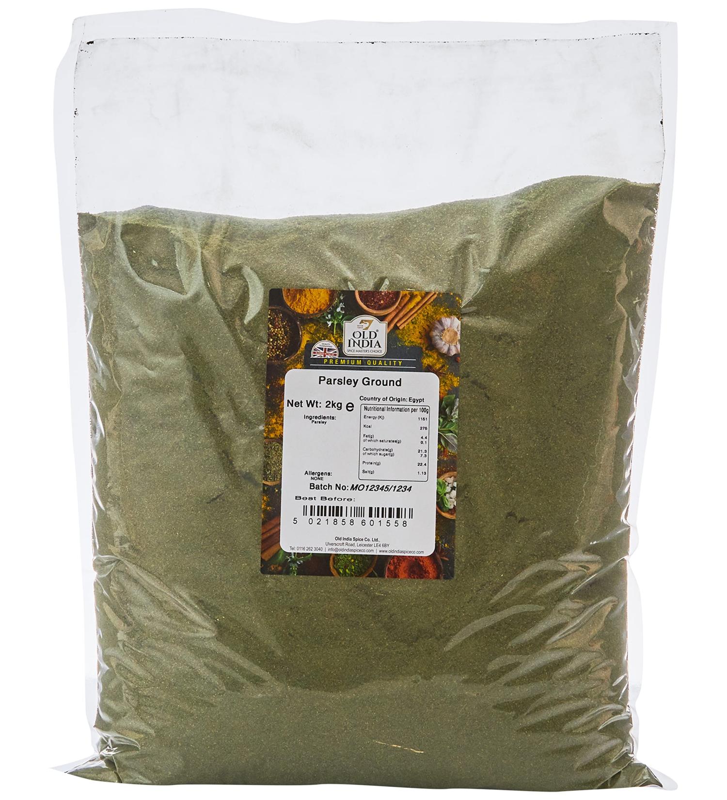 Old India Parsley Ground 2kg: Premium Quality Seasoning for Culinary Delights - Buy Online on GoSupps.com