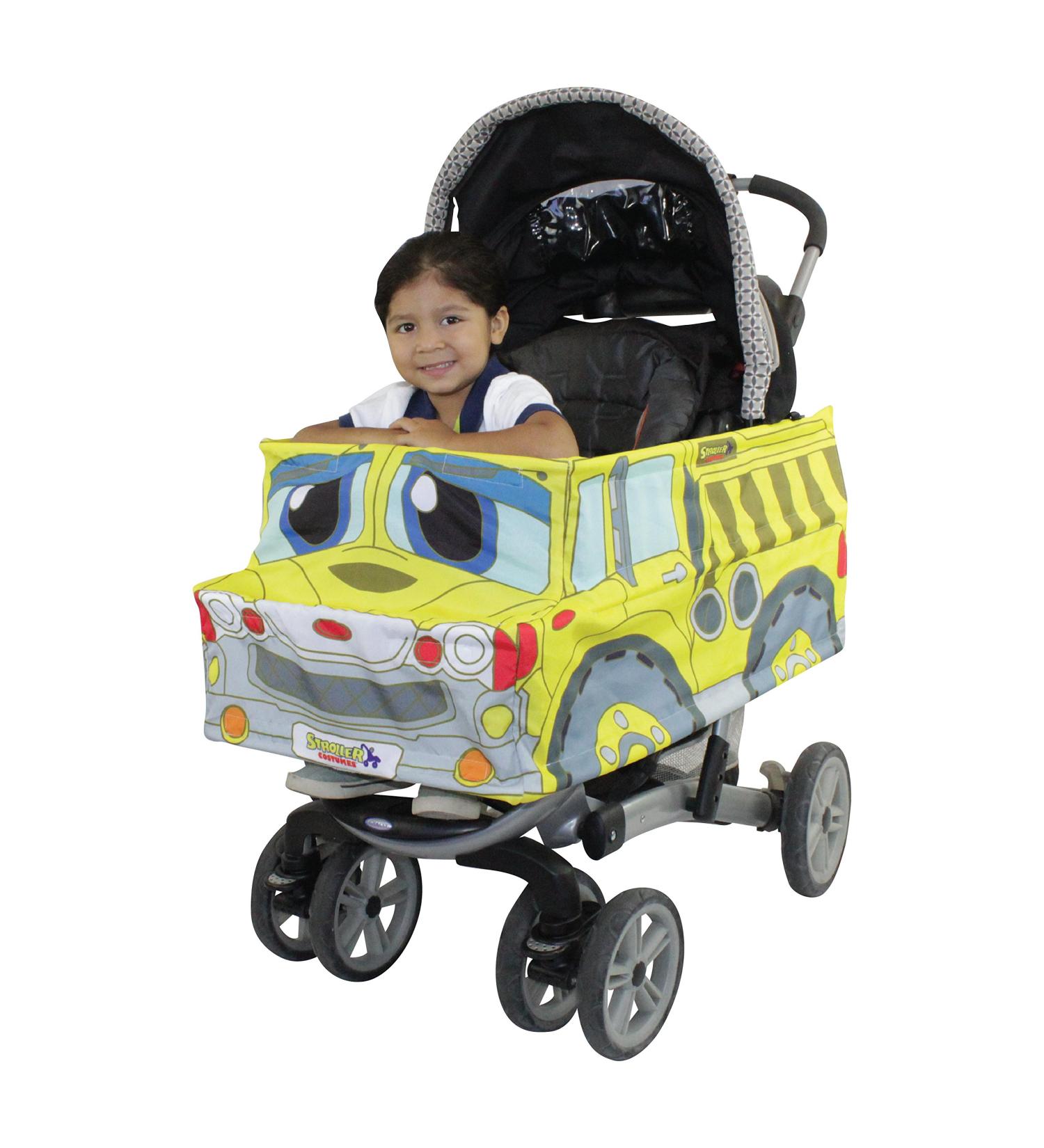 Dump Truck Stroller Costume Turns Stroller Into A Baby, Toddler Ride On Car Toy