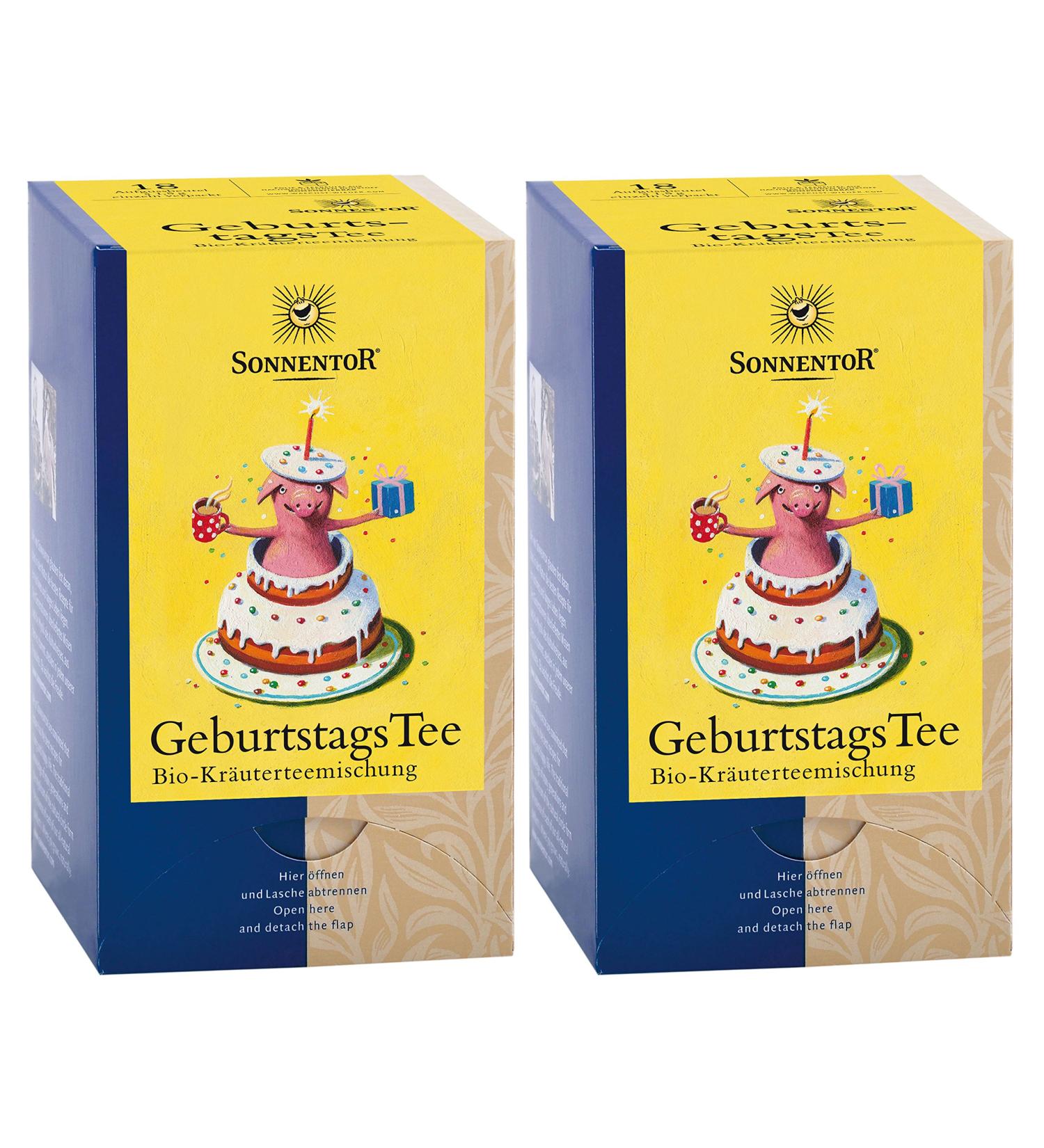  Sonnentor Sonnentor Happy Birthday Tea 100g - Pack of 2 - Buy Online on GoSupps.com